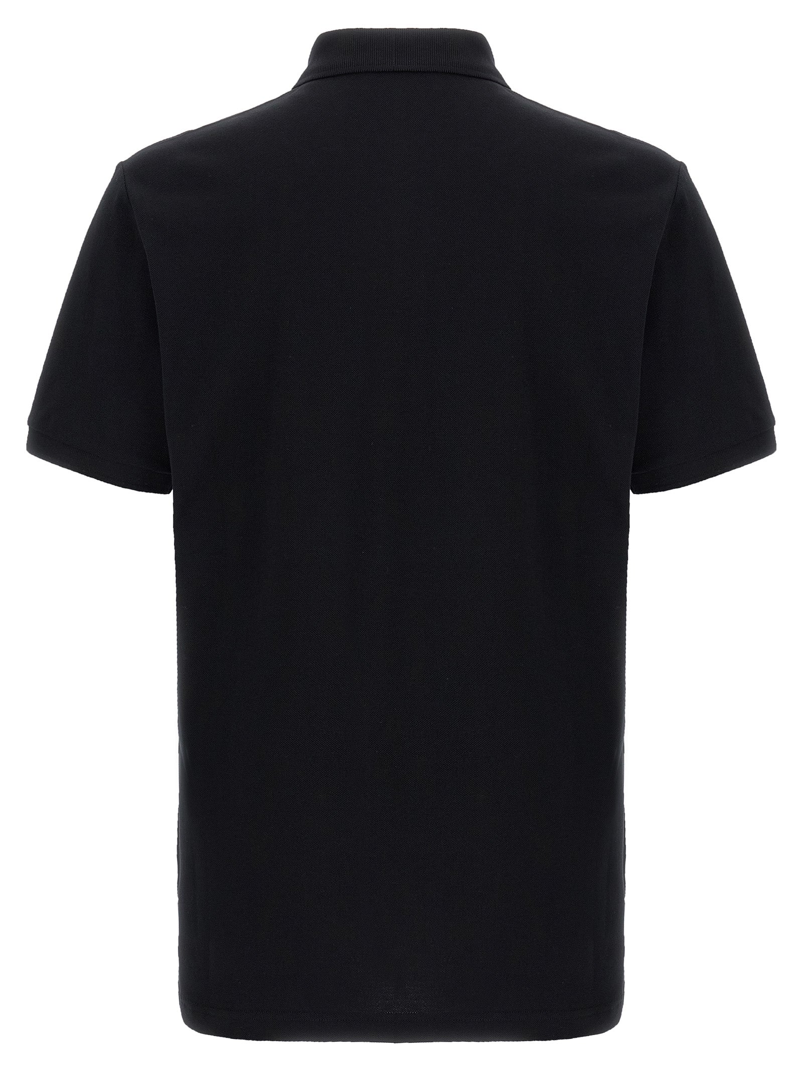 Moschino Black Cotton Polo Men's Shirt