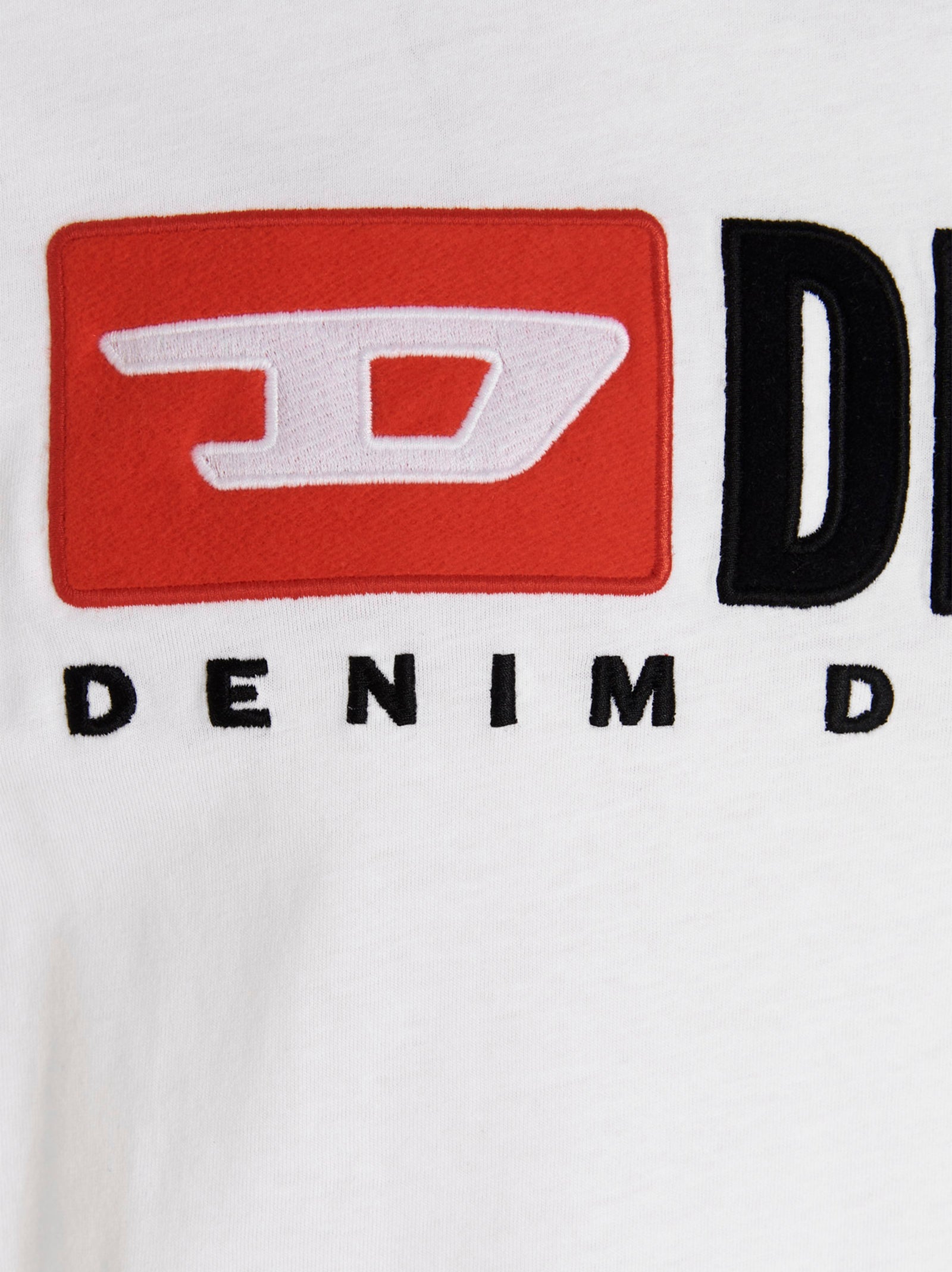 Diesel White Cotton Men's T-Shirt