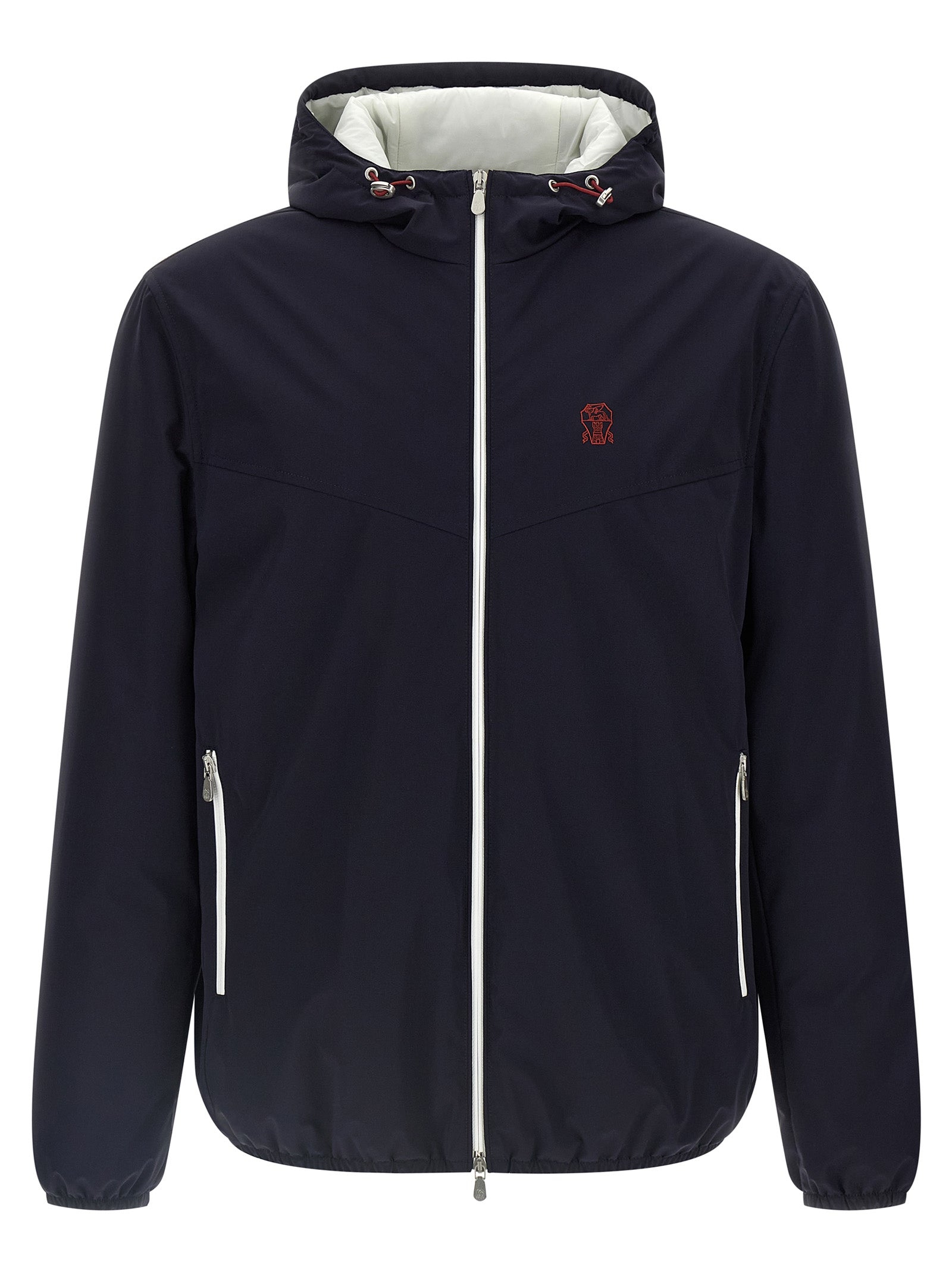 Brunello Cucinelli Blue Polyamide Shell Men's Jacket