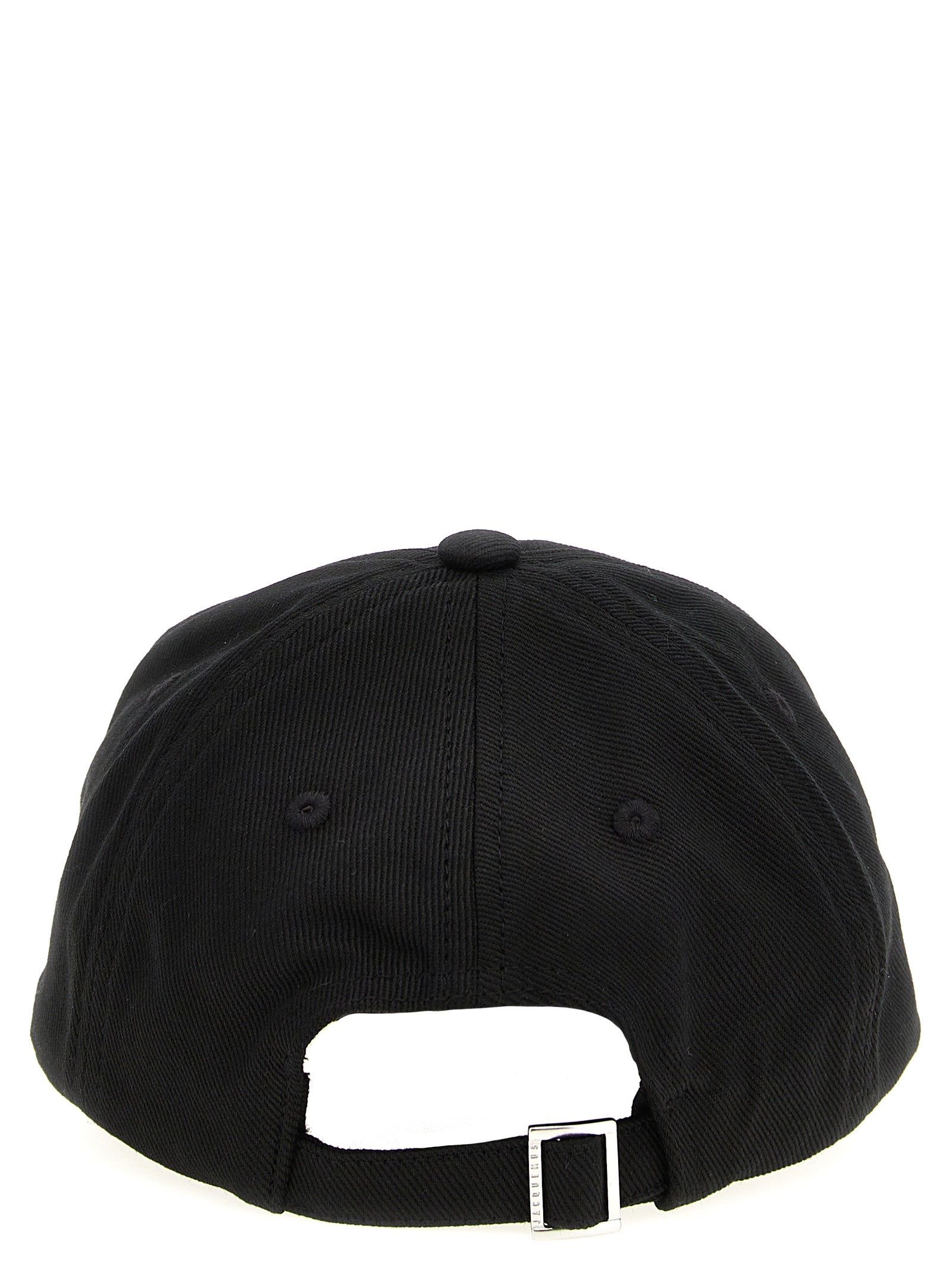 Jacquemus Black Cotton Cap (Baseball  Hat)
