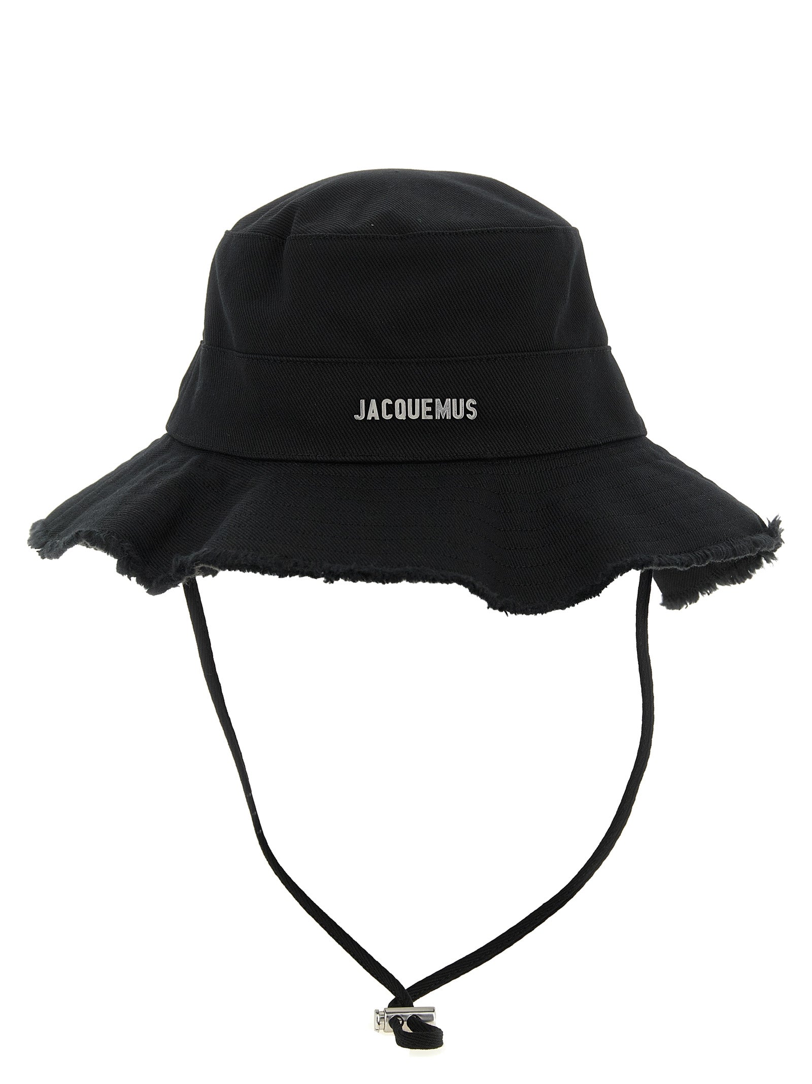 Jacquemus Black Cotton Bucket  Hat