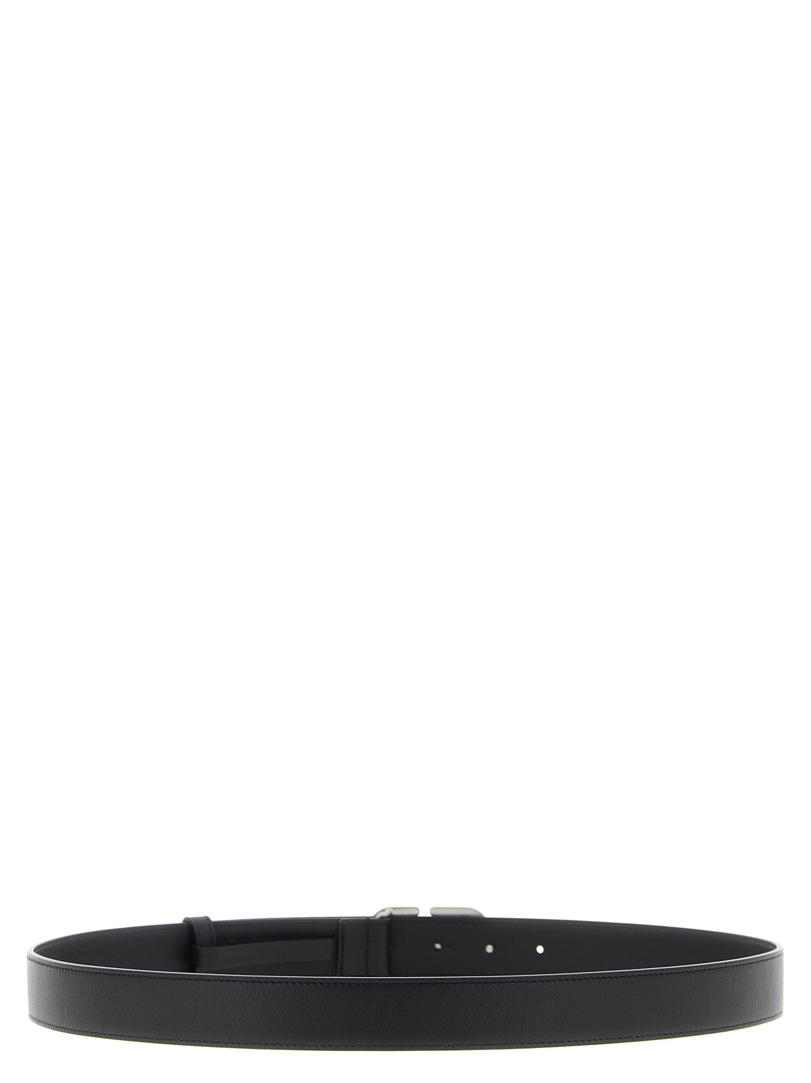 Valentino Garavani Black Calfskin Regular Men's Belt