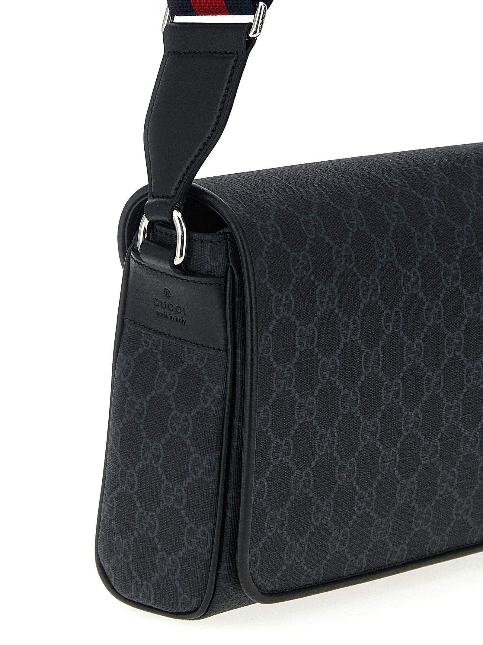Gucci Black Polyethylene Crossbody Men's Bag