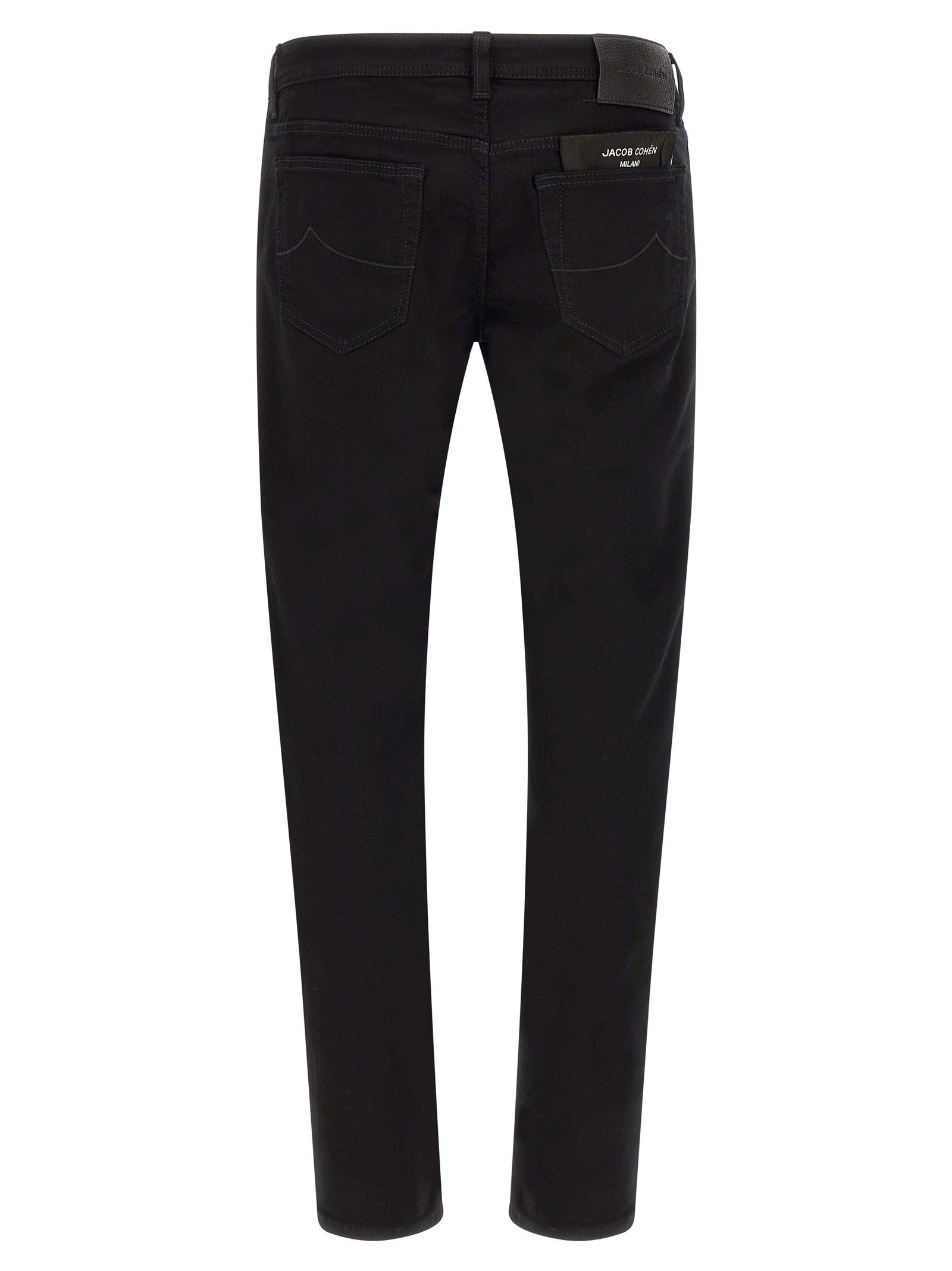 Jacob Cohen Black Cotton Straight-Leg Men's Jeans