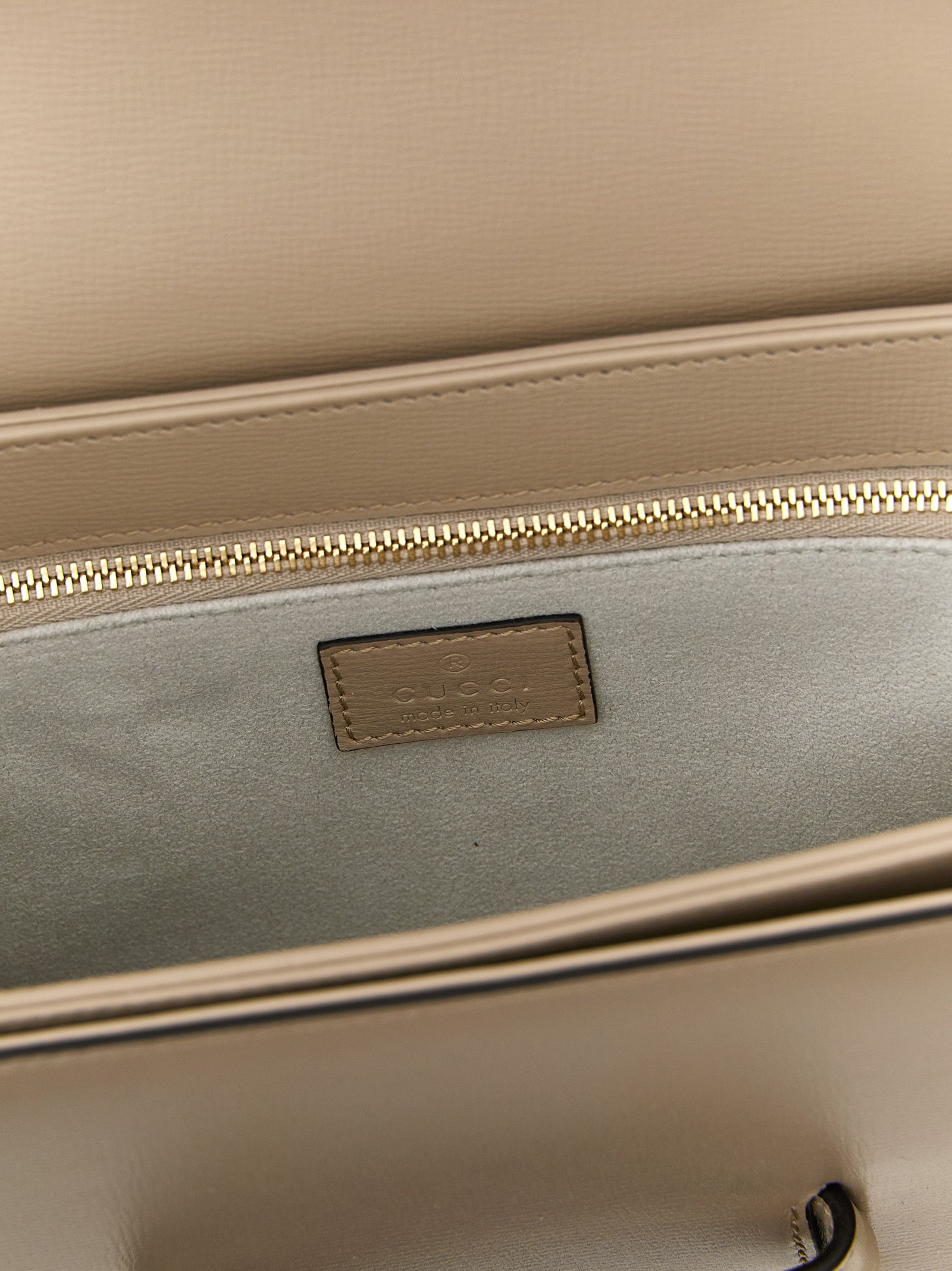 Gucci Beige Calfskin Shoulder Women's Bag