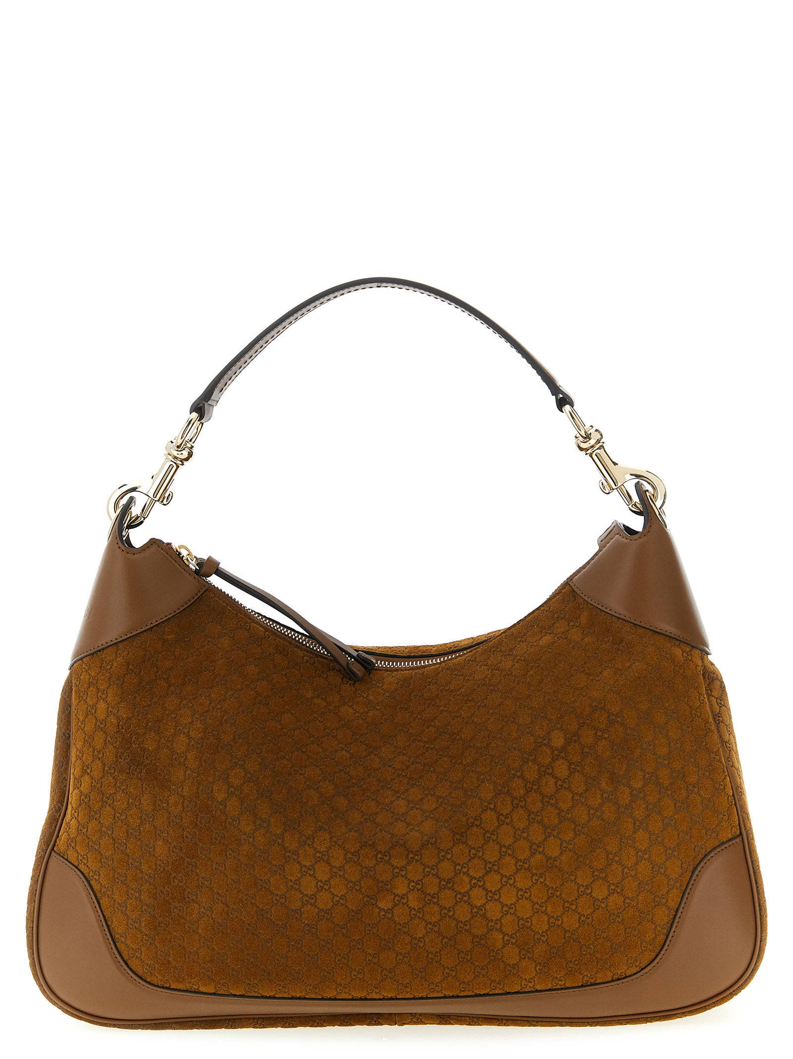 Gucci Brown Calfskin Shoulder Women's Bag