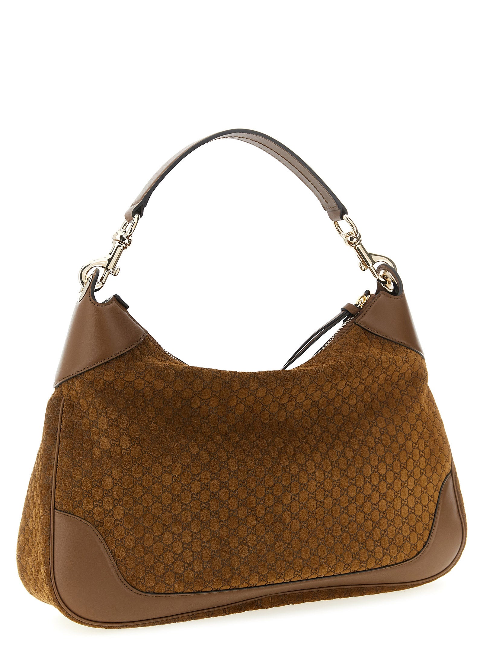 Gucci Brown Calfskin Shoulder Women's Bag