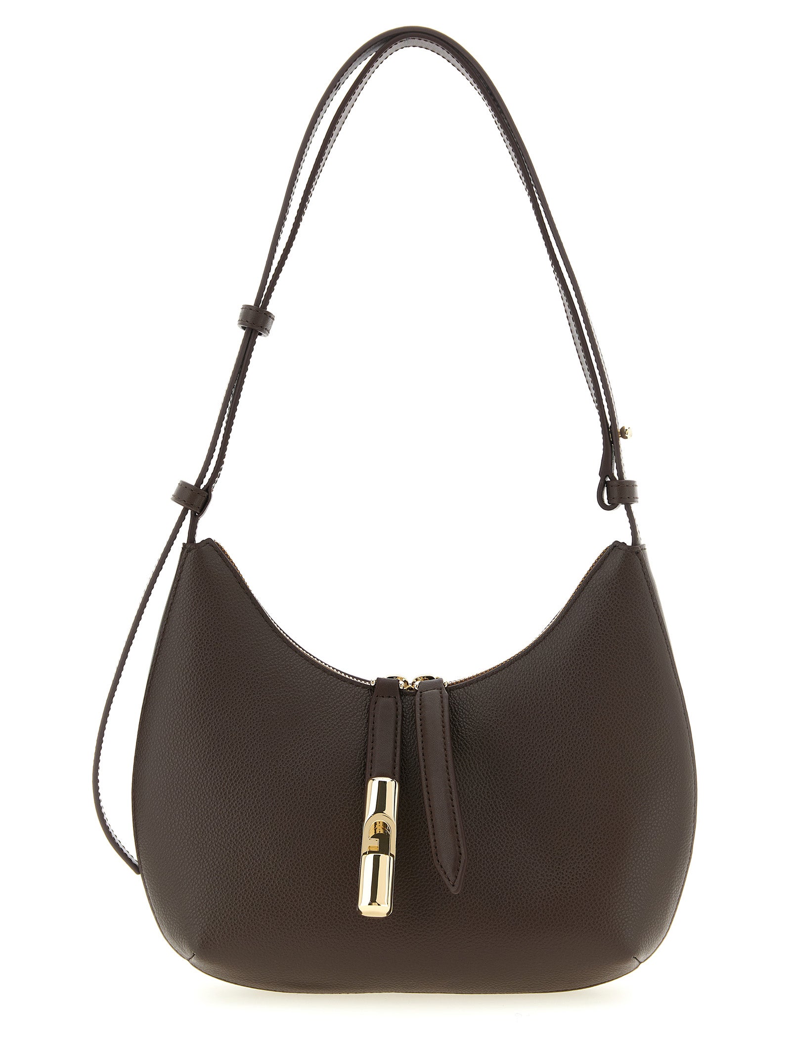 Furla Brown Calfskin Shoulder Women's Bag