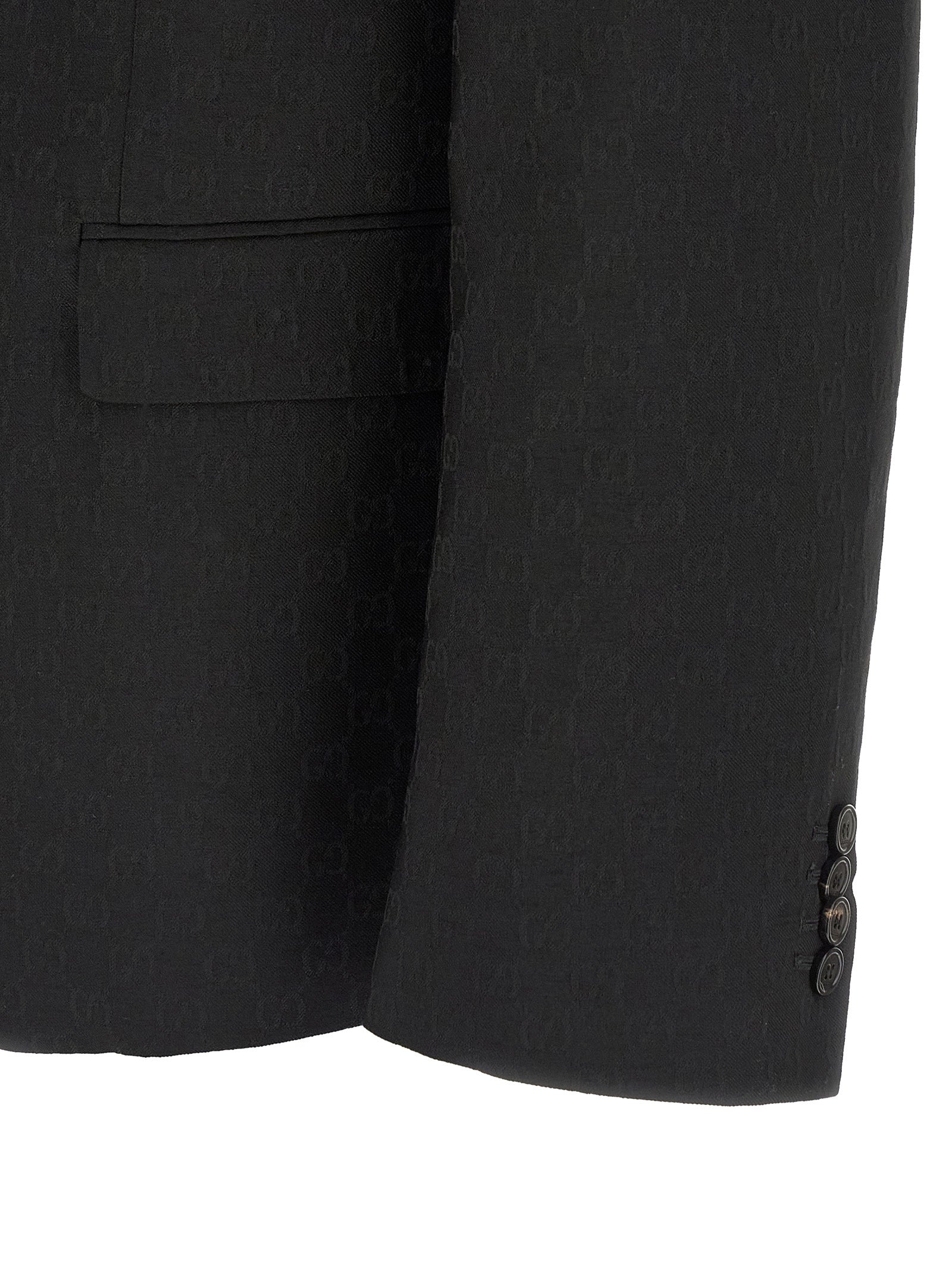 Gucci Black Polyester Men's Blazer
