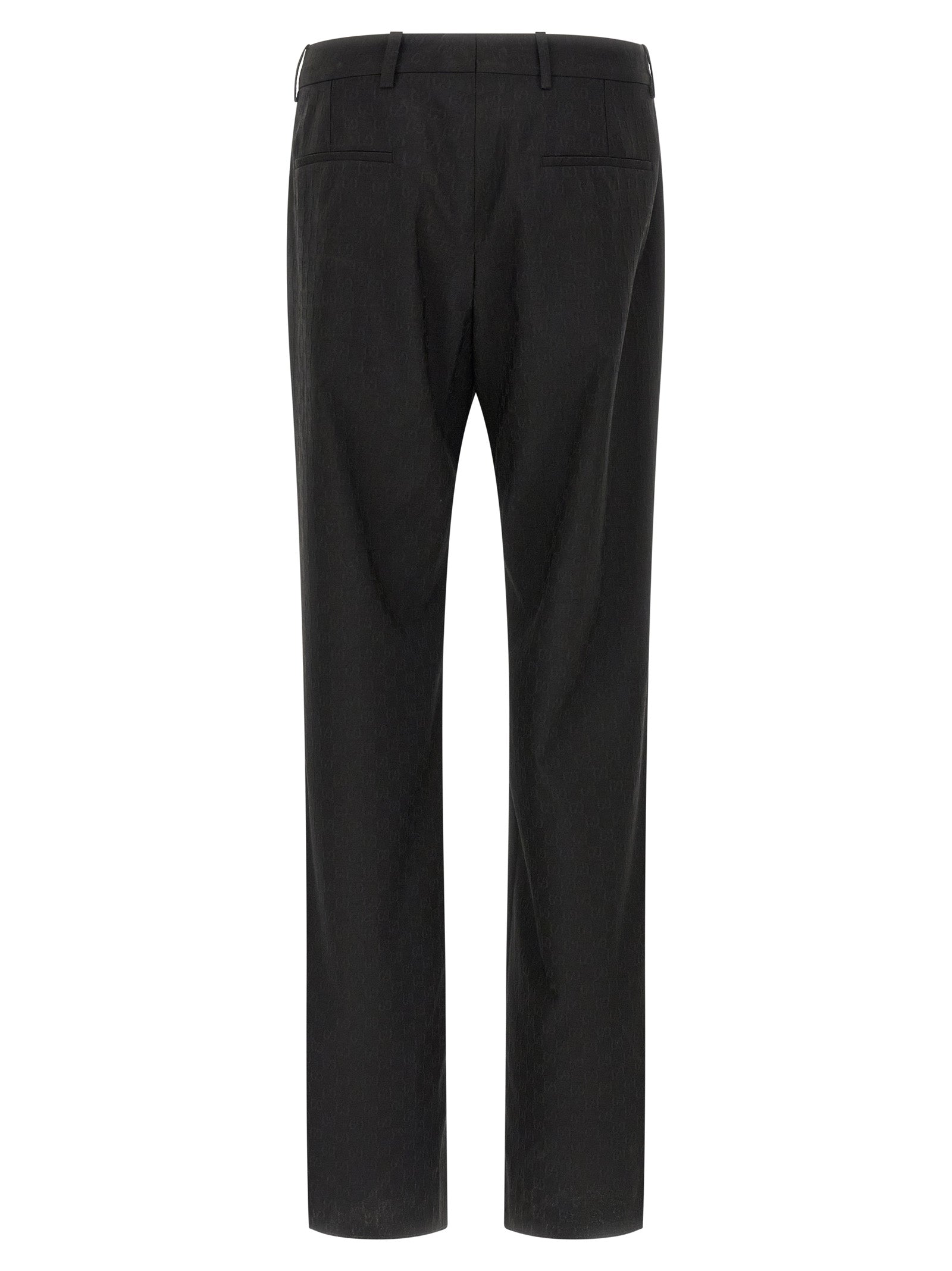 Gucci Black Polyester Dress Men's Pants