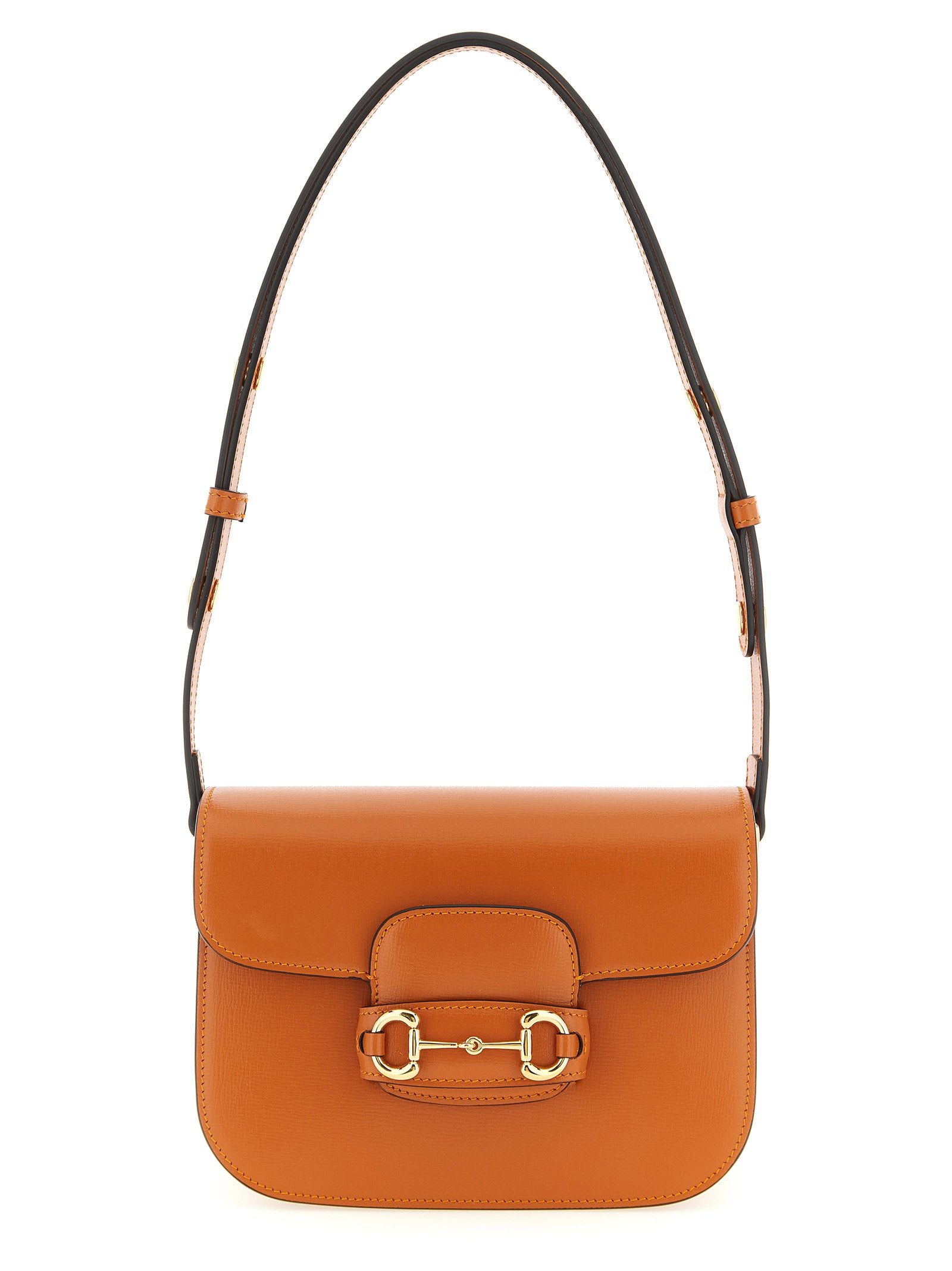 Gucci Orange Calfskin Shoulder Women's Bag