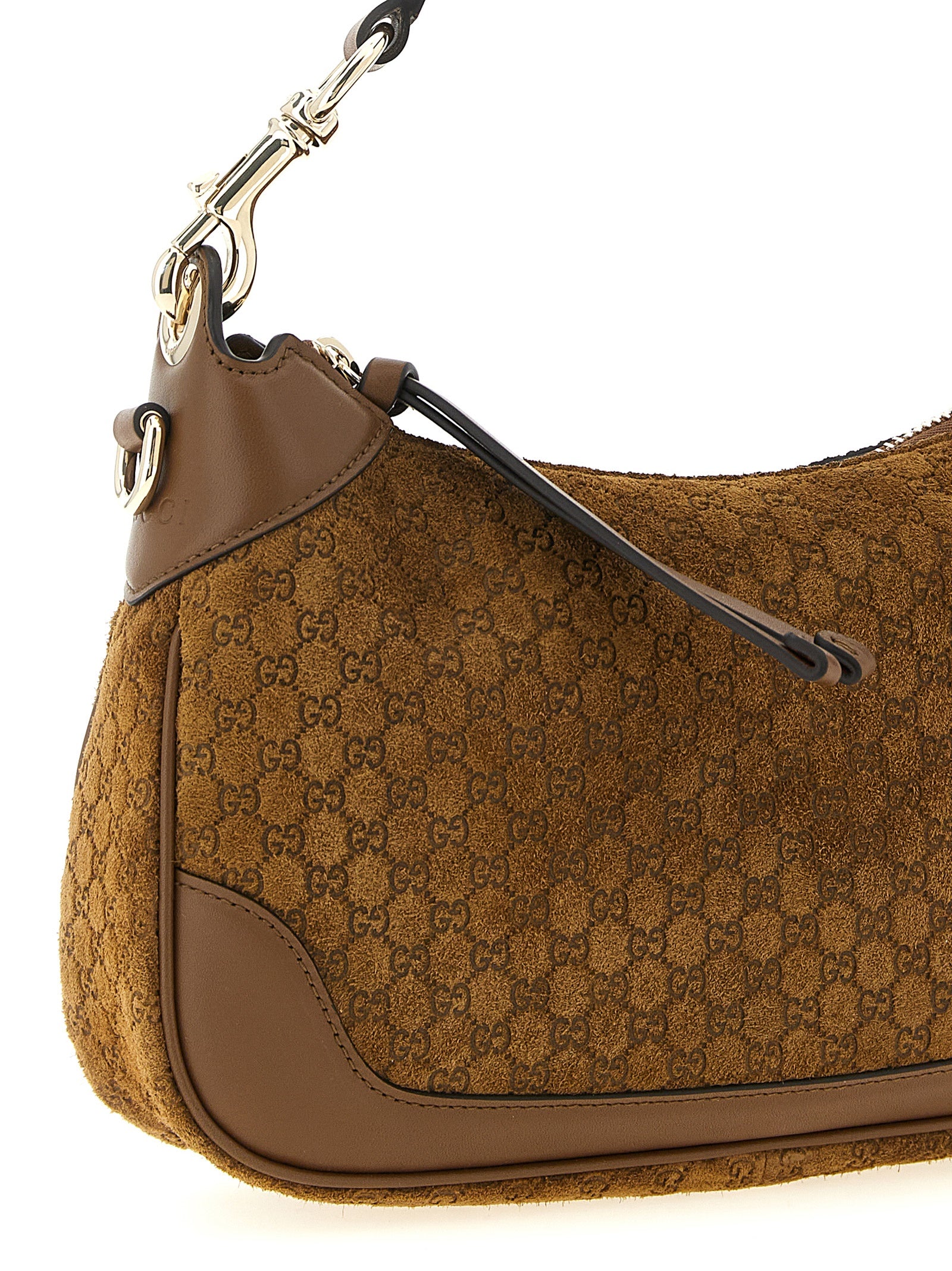 Gucci Brown Calfskin Shoulder Women's Bag