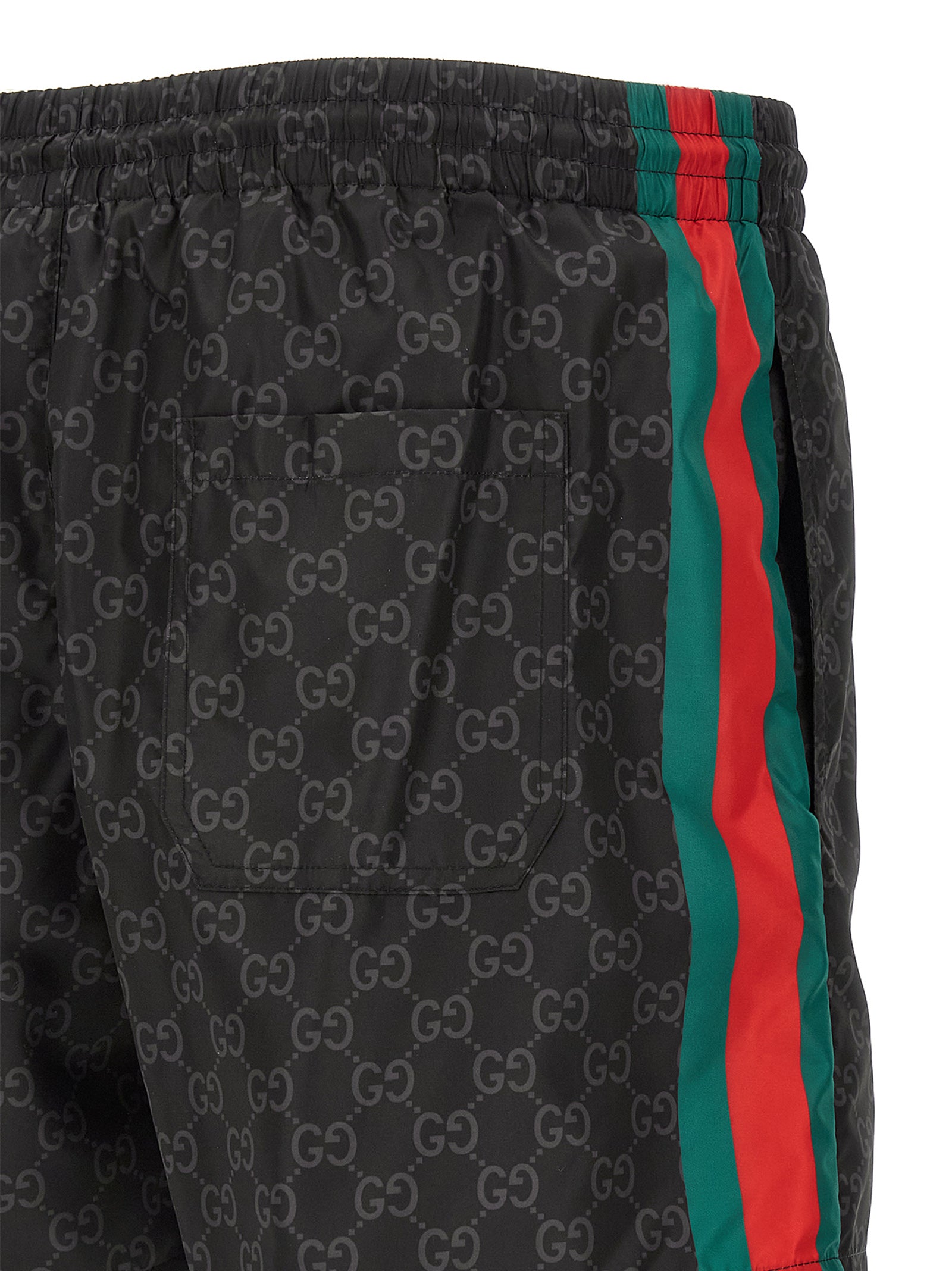 Gucci Black Polyamide Men's Shorts