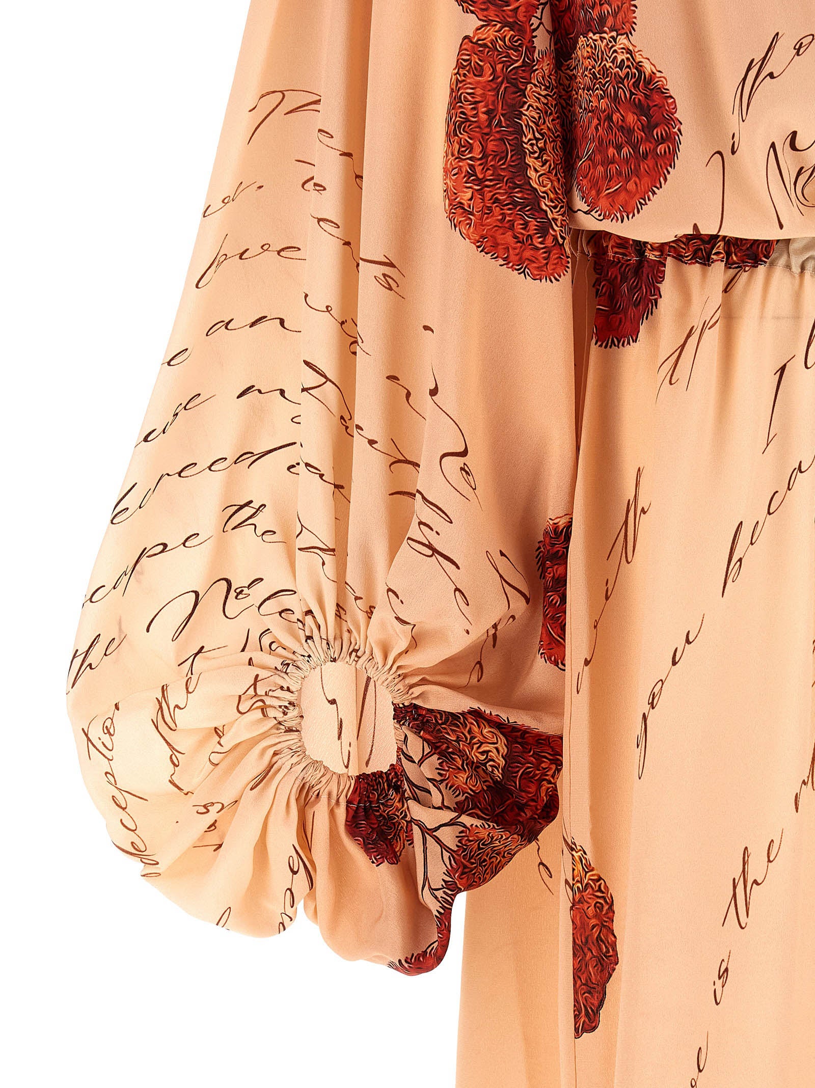 F.R.S. - FOR RESTLESS SLEEPERS Multicolor Silk Long Women's Dress