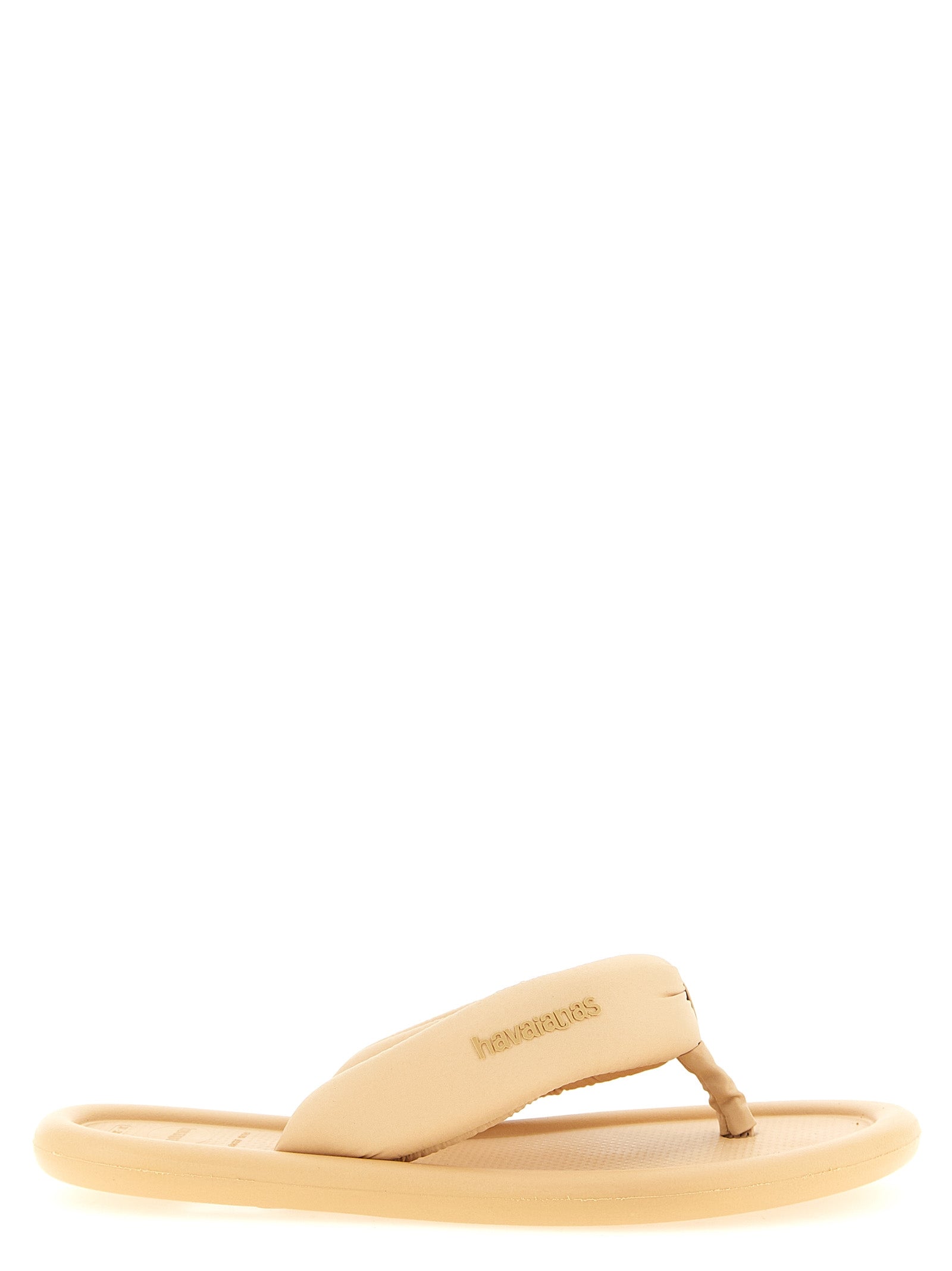 HAVAIANAS Beige Rubber Women's Slides