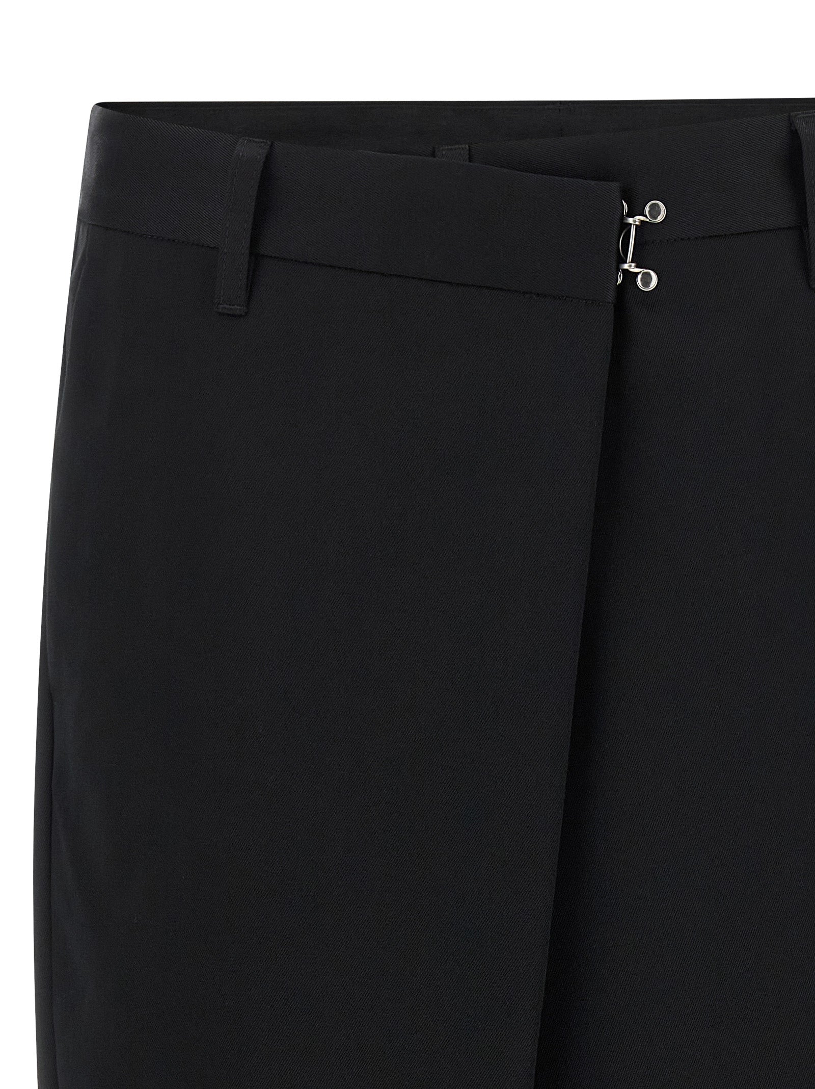 Maison Margiela Black Cotton Bermuda Women's Shorts