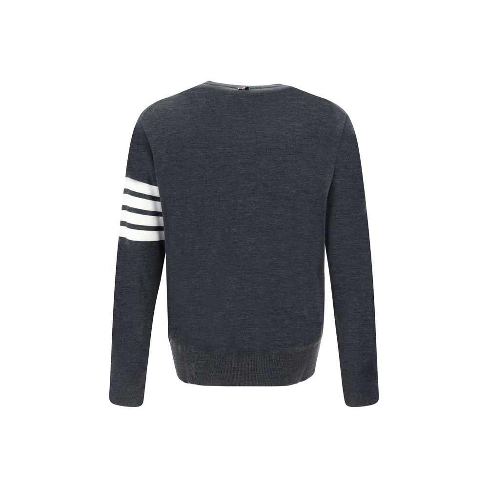 Thom Browne Gray Wool Oves Aries Men's Sweatshirt