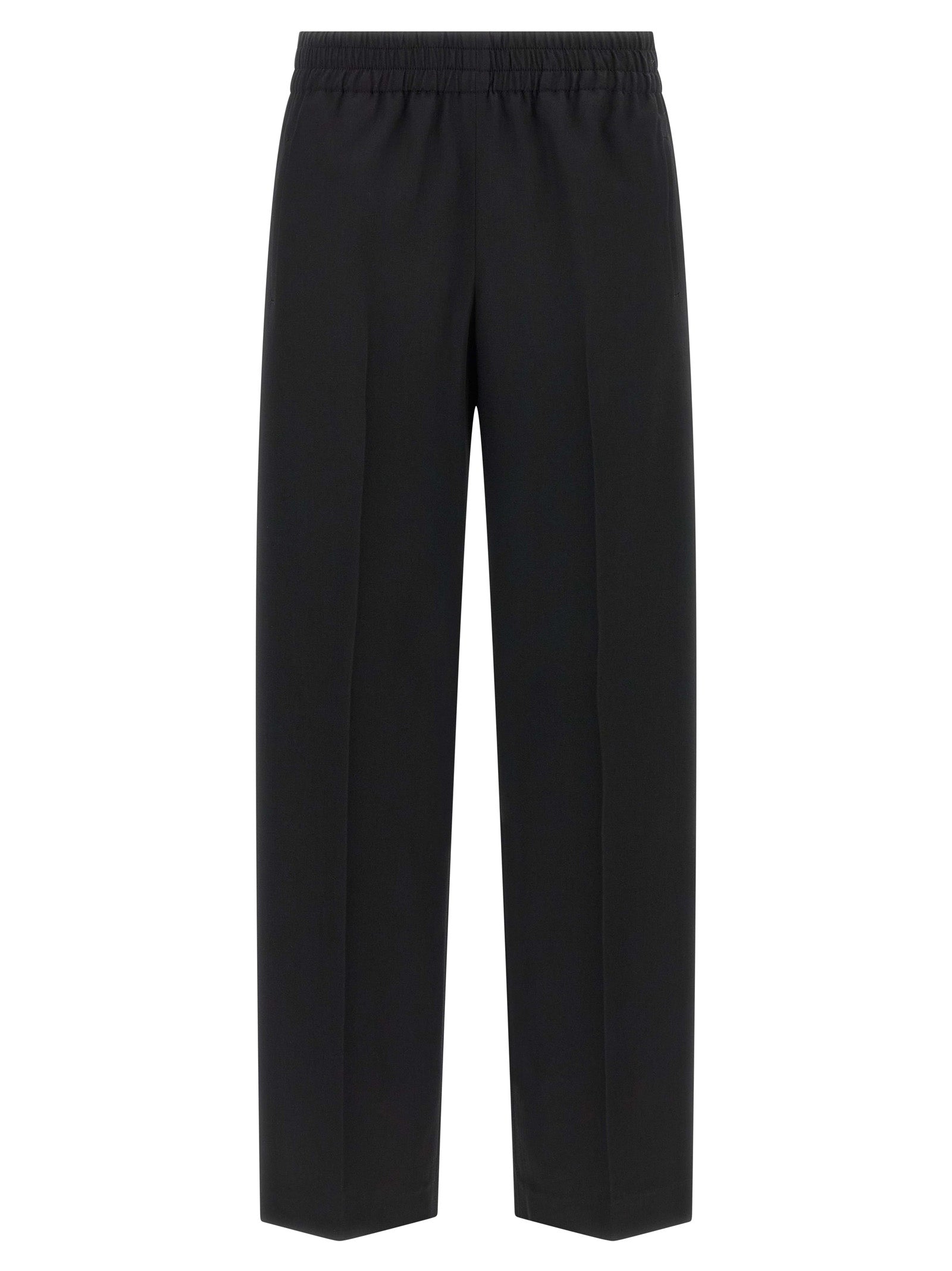 Golden Goose Black Virgin Wool Casual Women's Pants