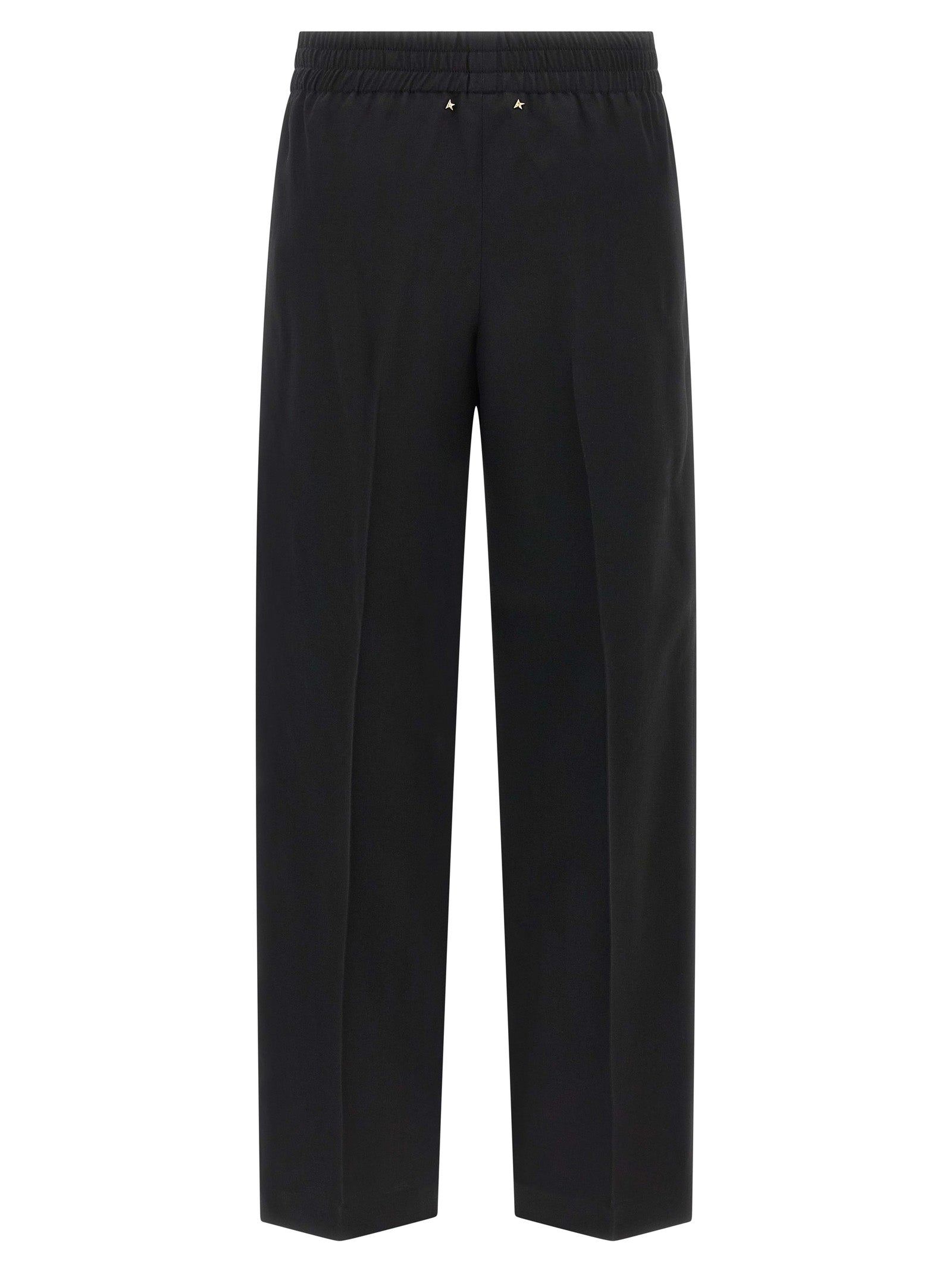 Golden Goose Black Virgin Wool Casual Women's Pants