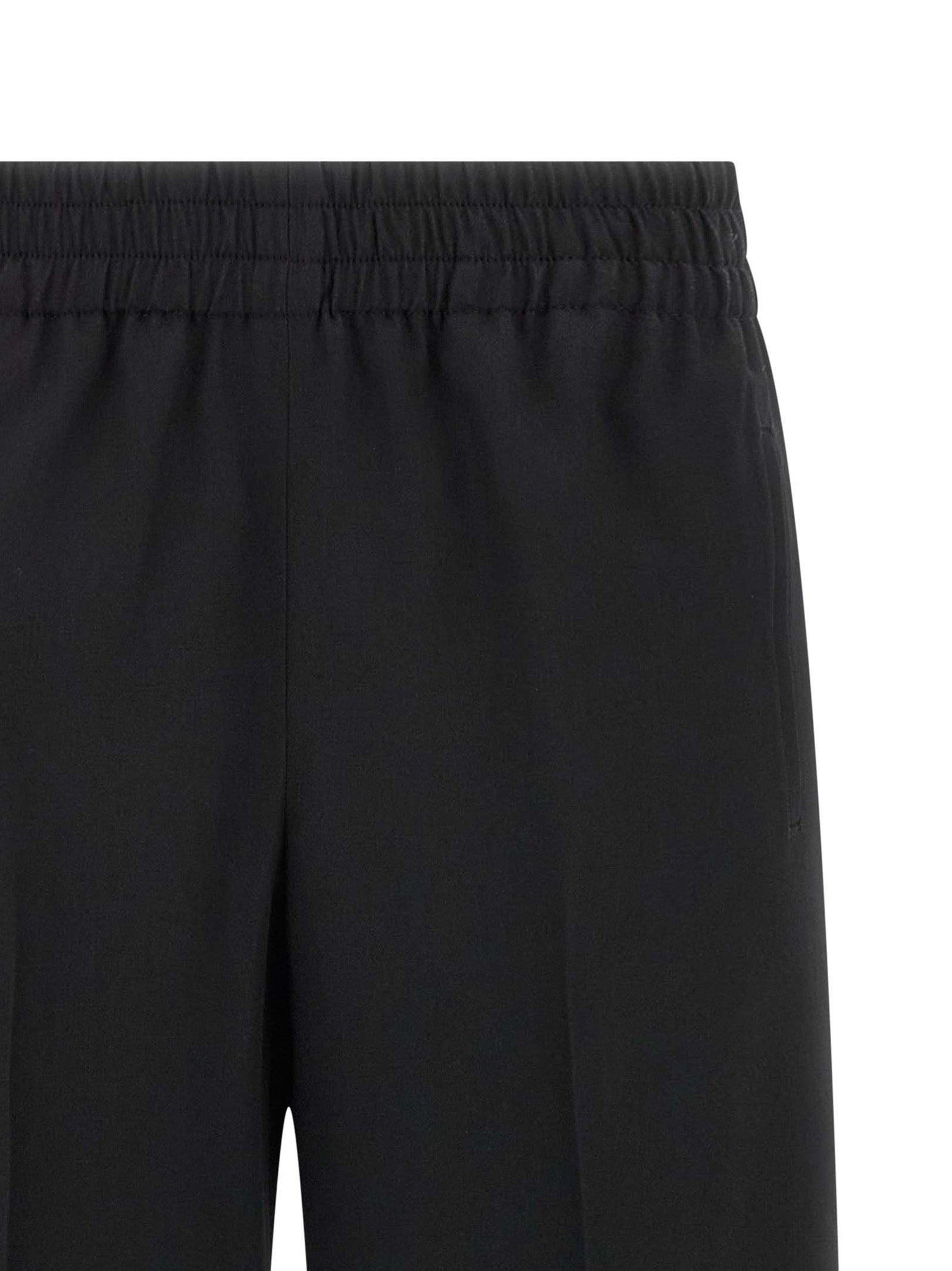 Golden Goose Black Virgin Wool Casual Women's Pants