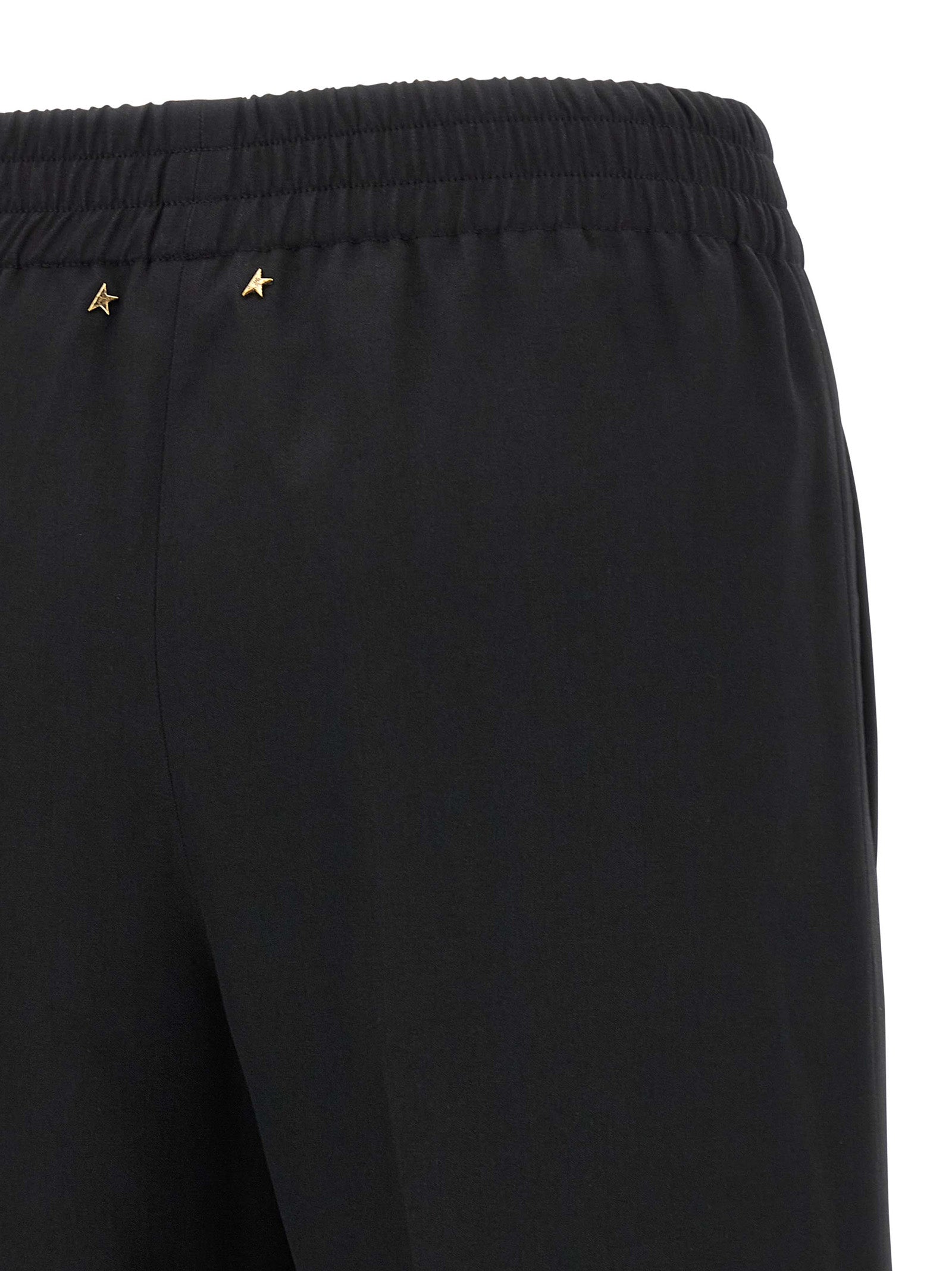 Golden Goose Black Virgin Wool Casual Women's Pants