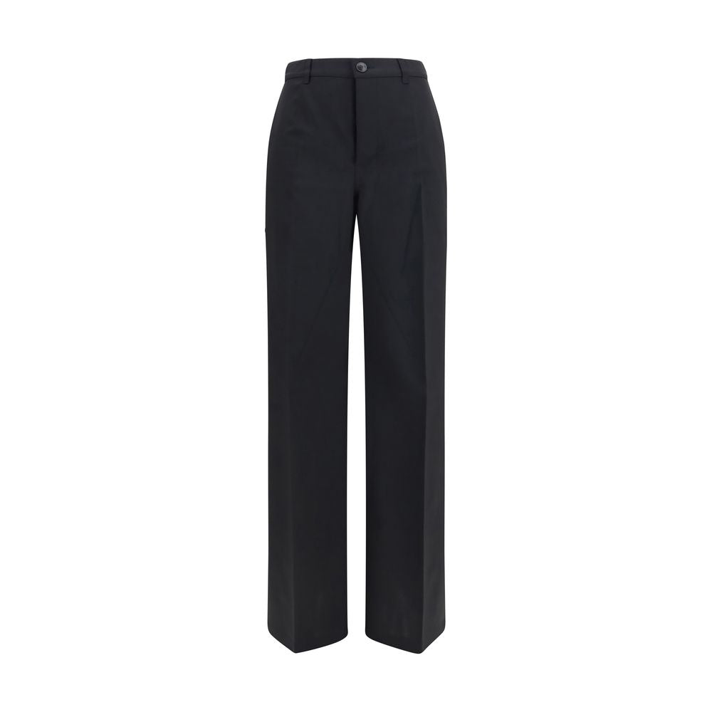 Rick Owens Black Wool Oves Aries Dress Women's Pants