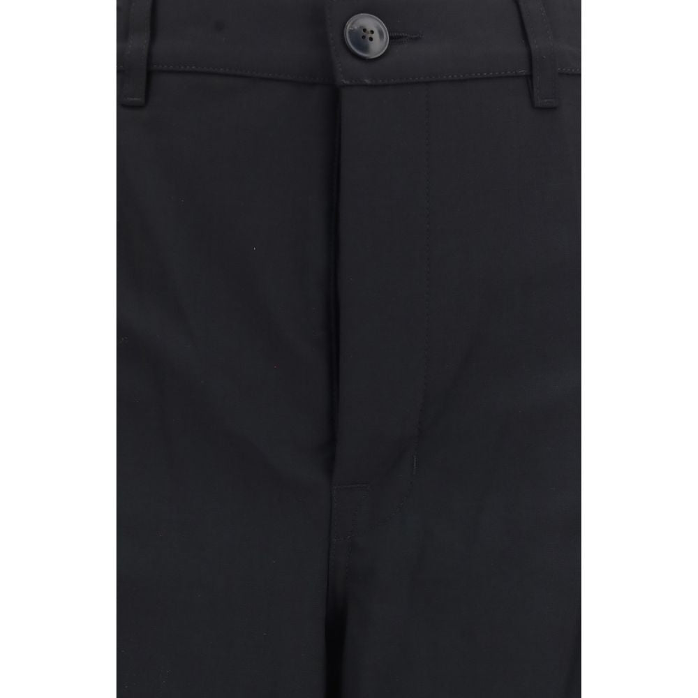 Rick Owens Black Wool Oves Aries Dress Women's Pants