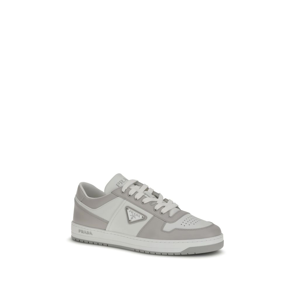 Prada Multicolor Calf Leather Bos Taurus Low Top Men's Sneakers