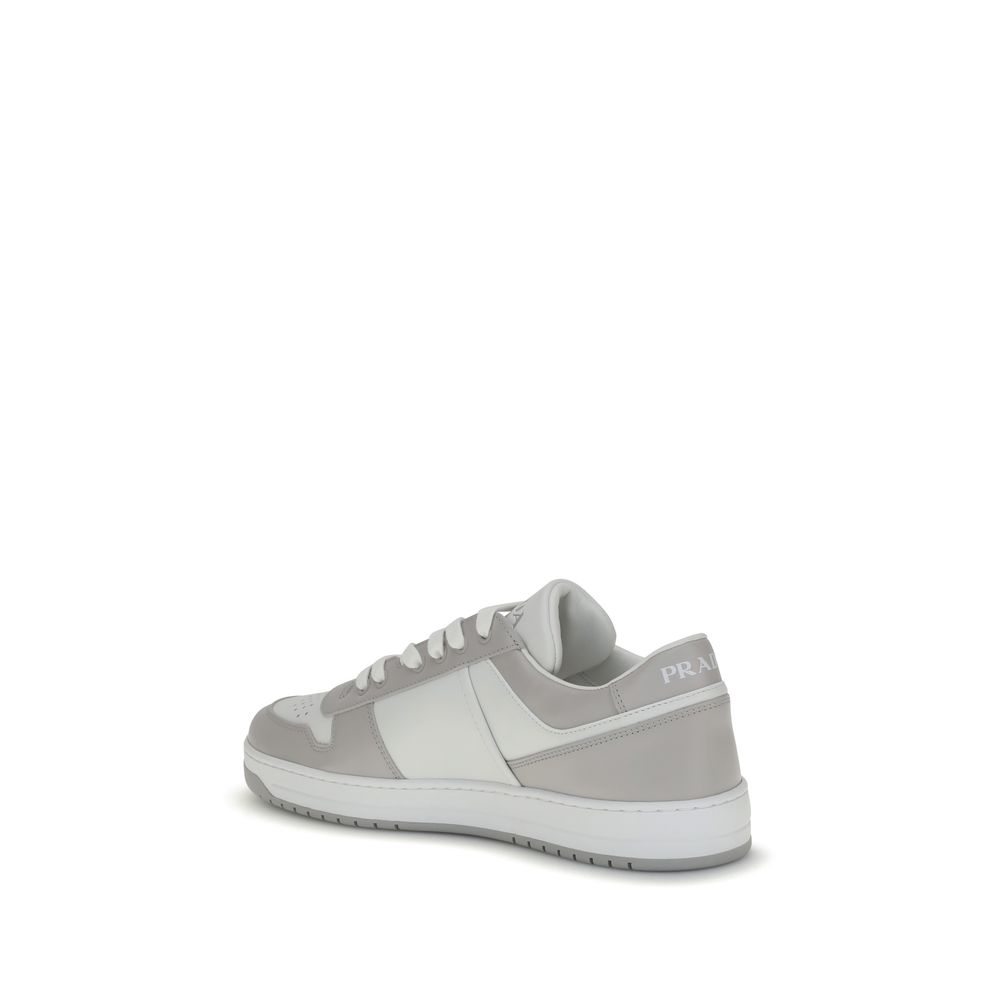 Prada Multicolor Calf Leather Bos Taurus Low Top Men's Sneakers