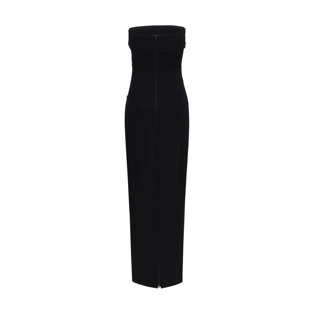 Balmain Black Viscose Cocktail Women's Dress
