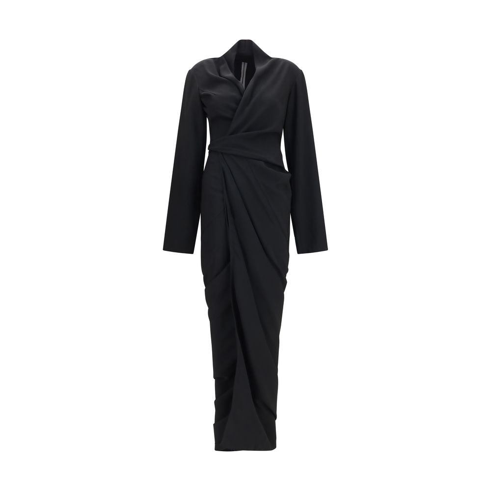 Rick Owens Black Viscose Casual Women's Dress