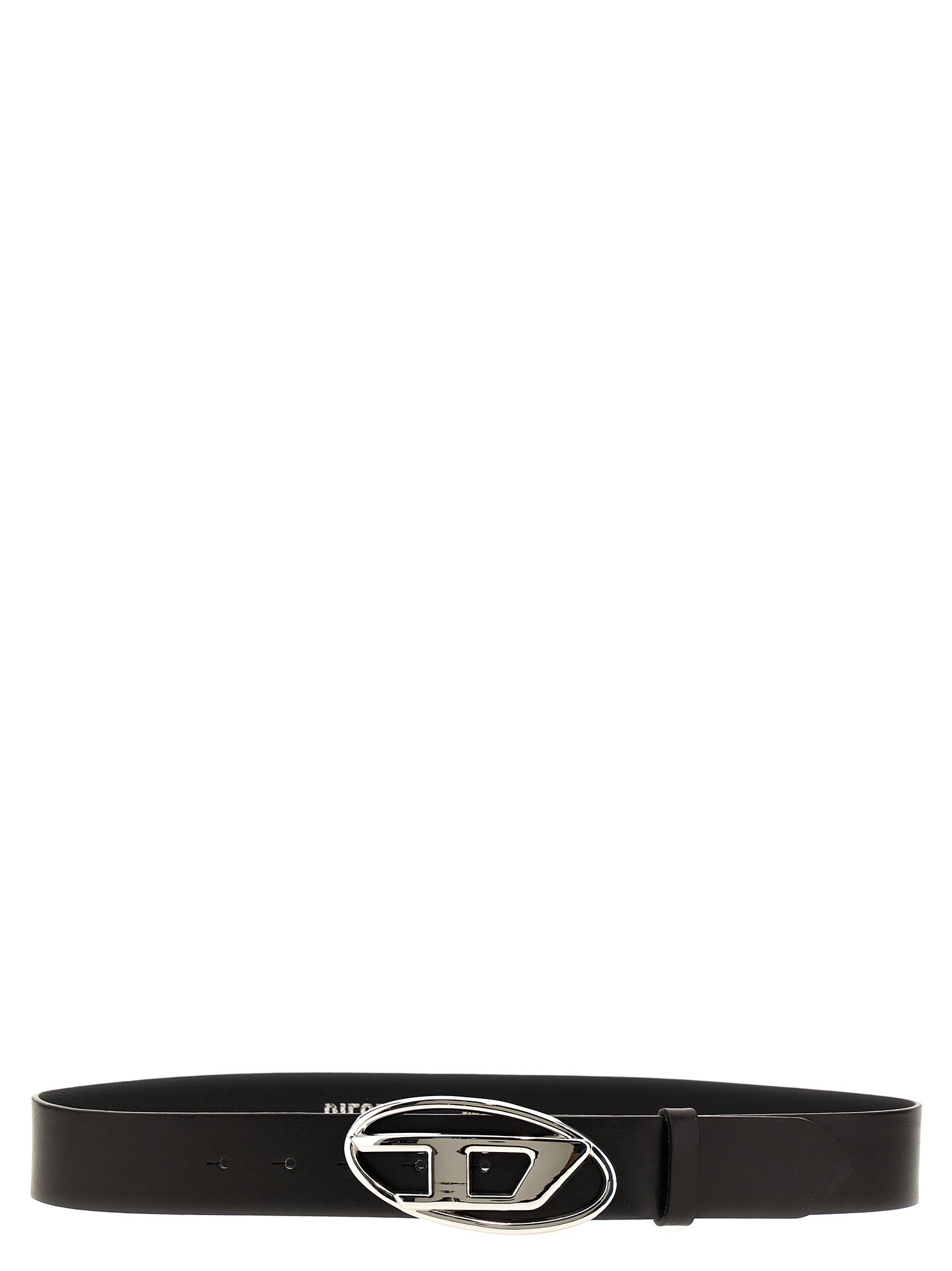Diesel Black Other Fibres Regular Women's Belt