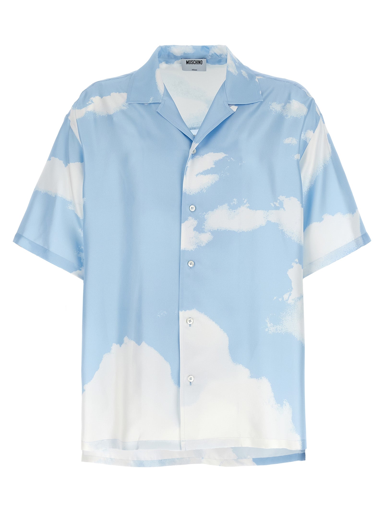 Moschino Multicolor Silk Men's Blouse