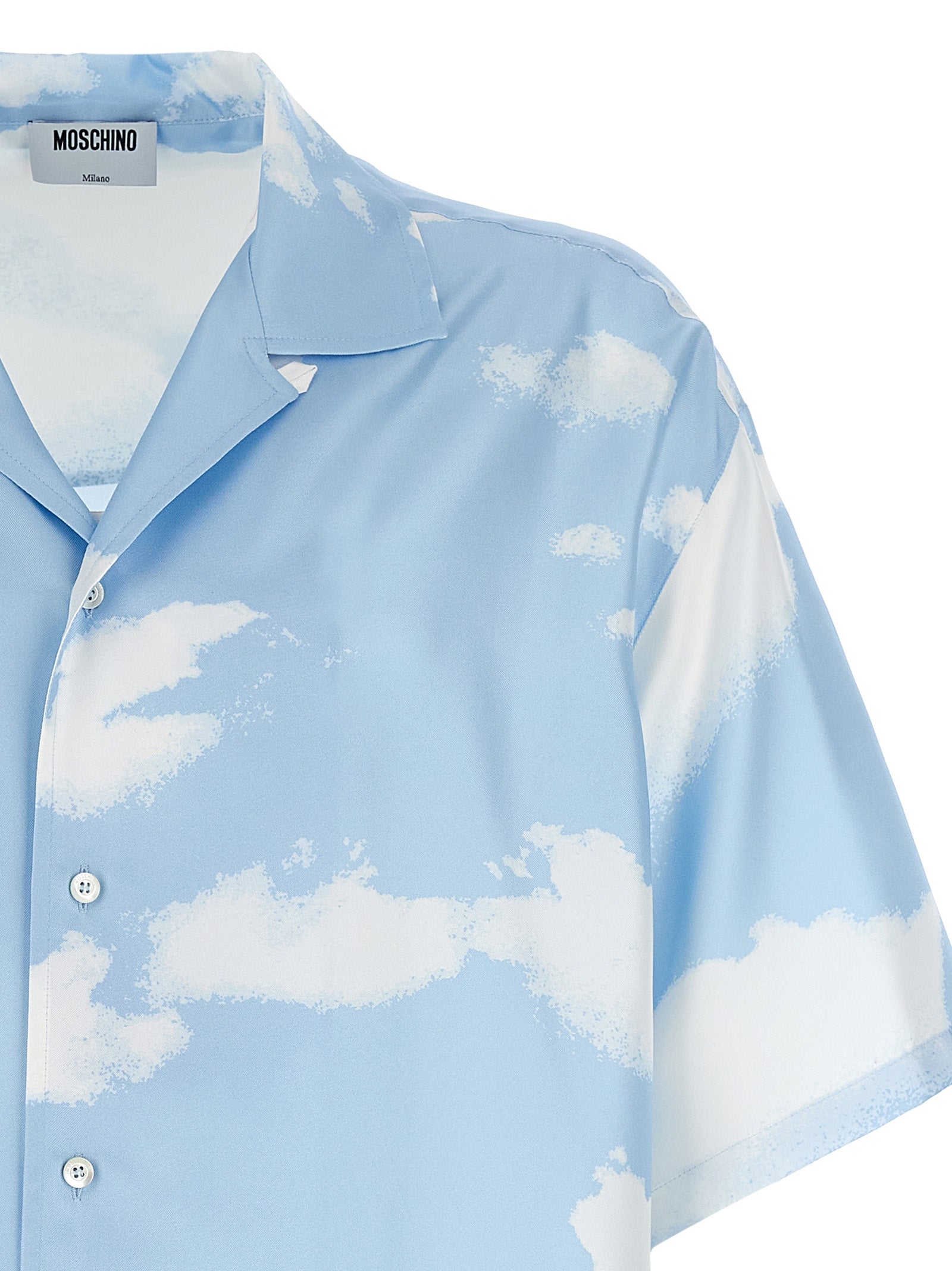 Moschino Multicolor Silk Men's Blouse