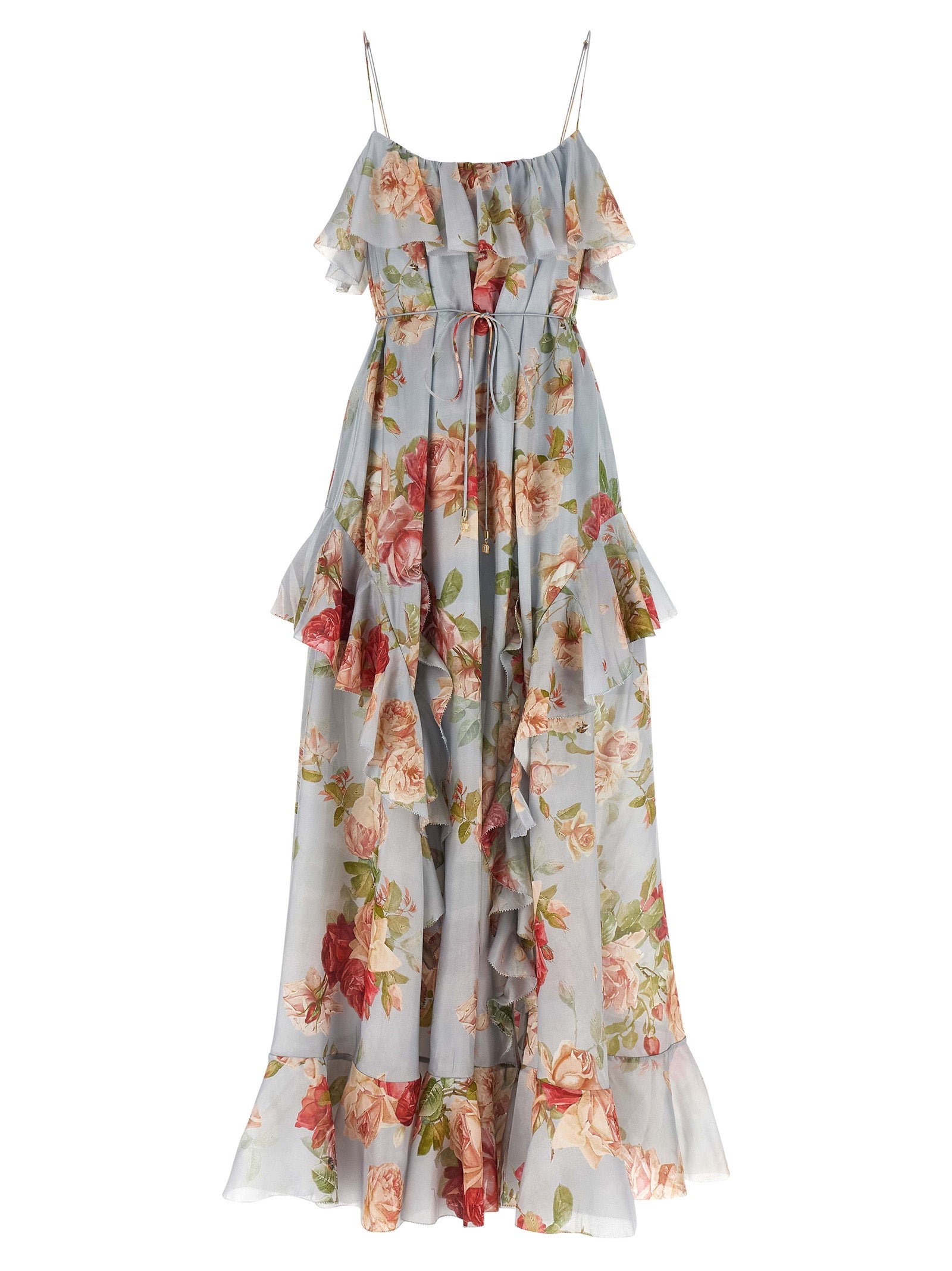 Zimmermann Multicolor Silk Long Women's Dress