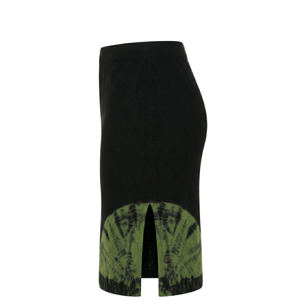 Malo Green Cotton Women Women's Skirt