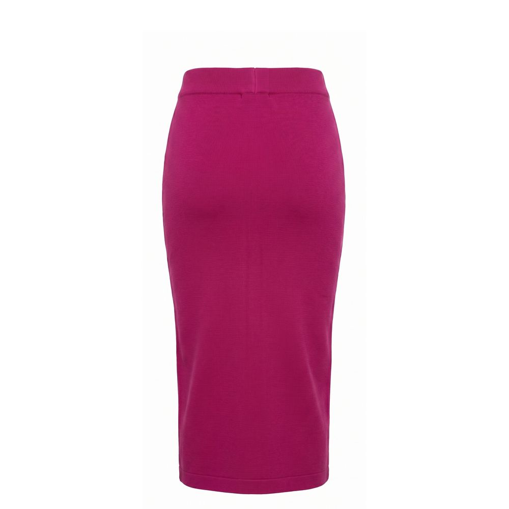 Malo Purple Cotton Women Women's Skirt