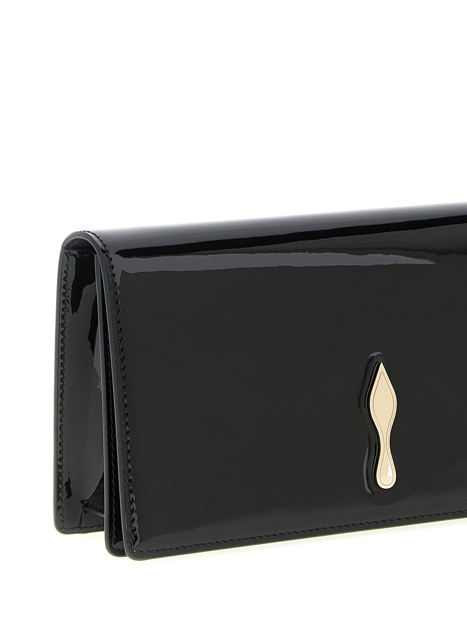 Christian Louboutin Black Calfskin Clutch Women's Bag