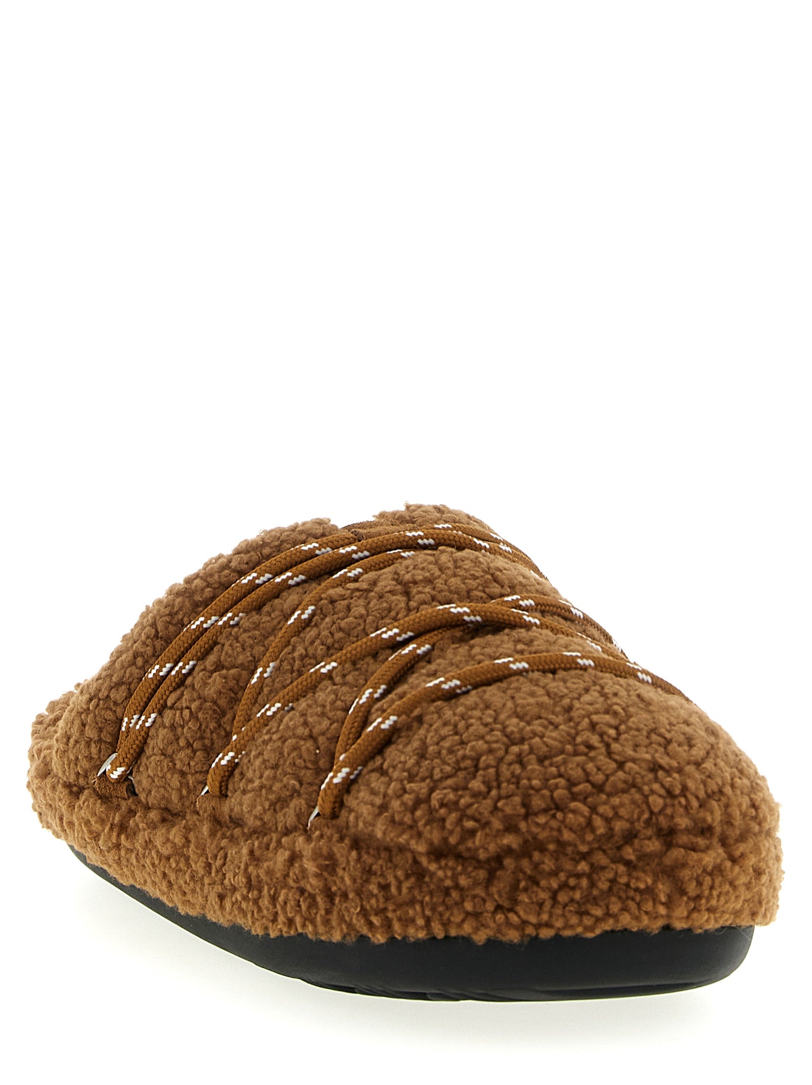 Moon Boot Brown Polyester Women's Slippers
