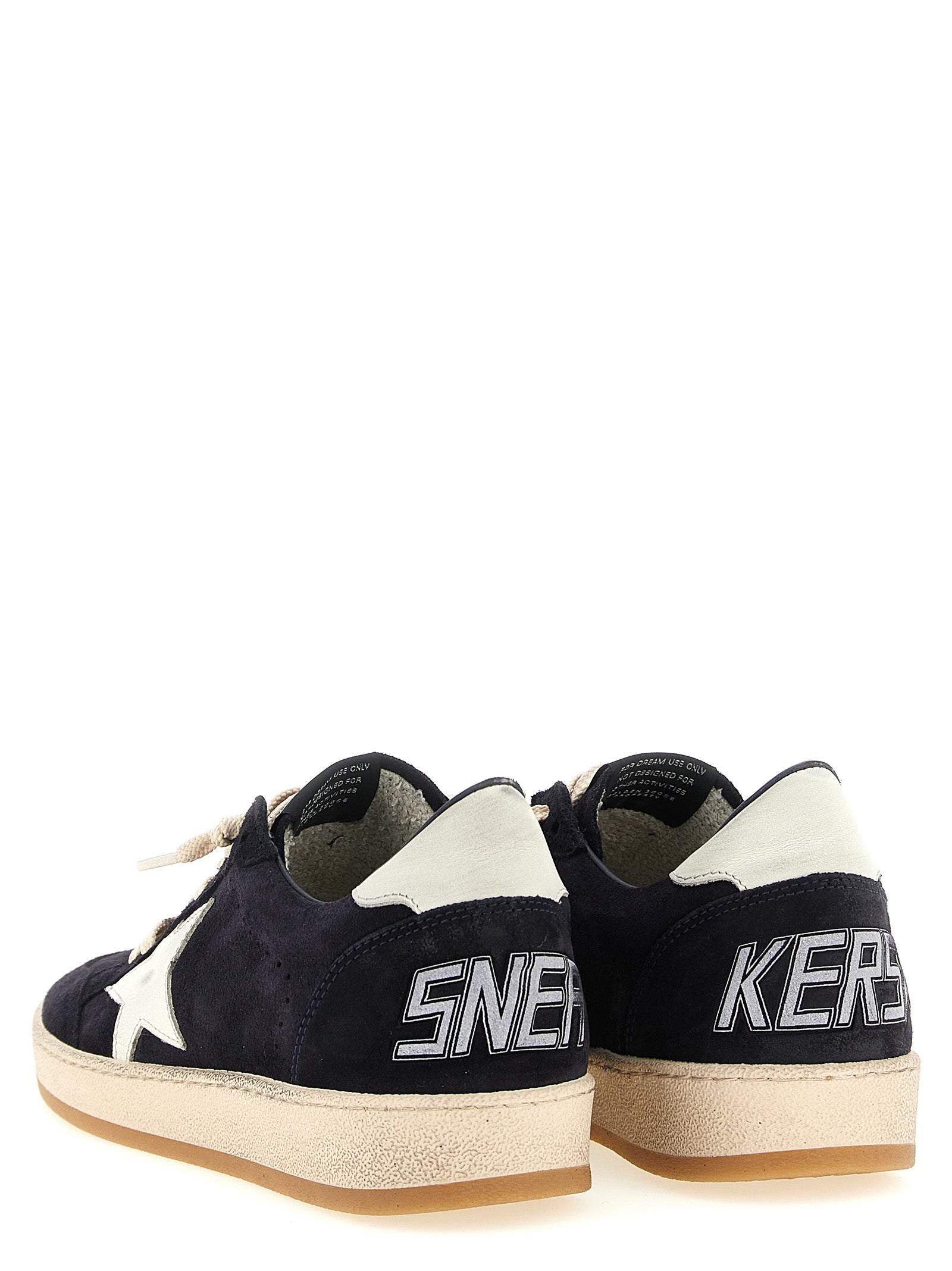 Golden Goose Blue Cowhide Low Top Men's Sneakers