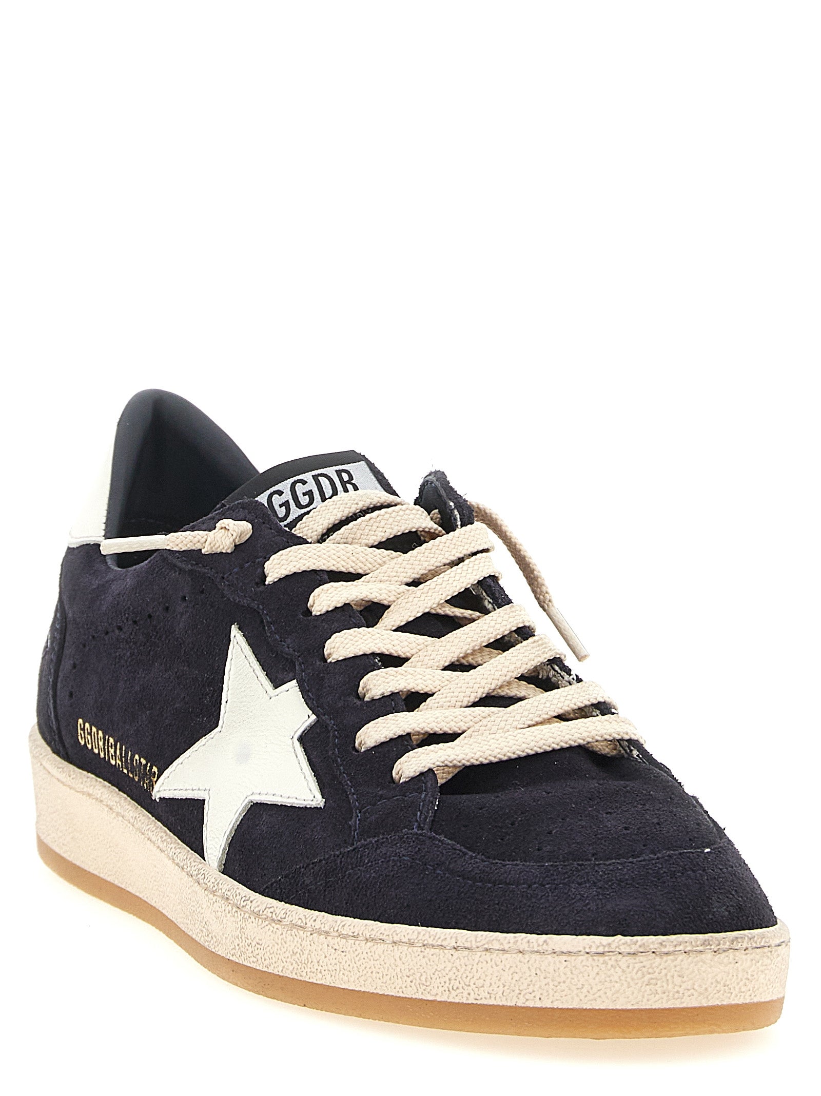 Golden Goose Blue Cowhide Low Top Men's Sneakers