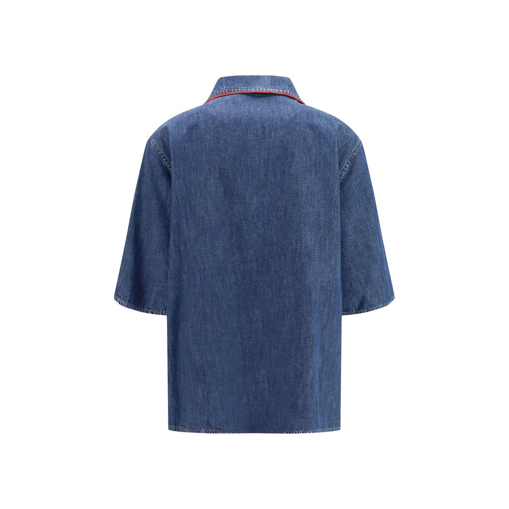 Valentino Garavani Blue Denim Women's Shirt