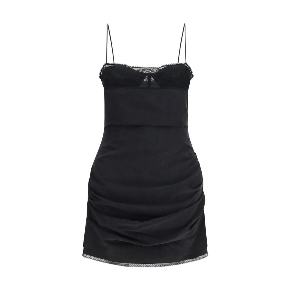 Magda Butrym Black Silk Cocktail Women's Dress