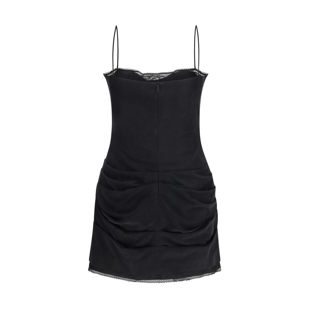 Magda Butrym Black Silk Cocktail Women's Dress