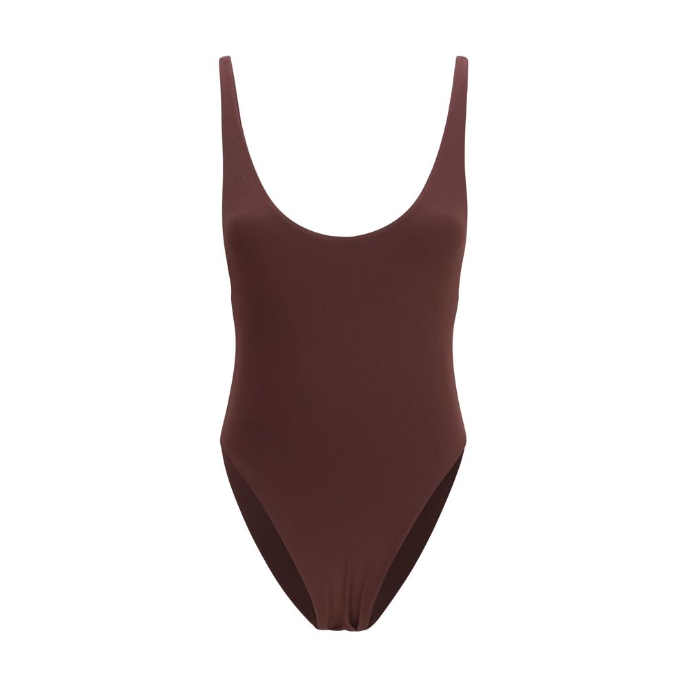 Magda Butrym Bordeaux Polyamide One-Piece Women's Swimsuit