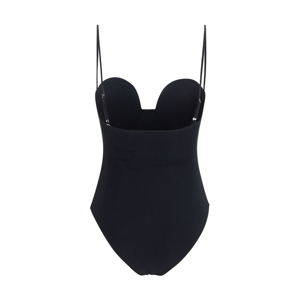 Magda Butrym Black Polyamide One-Piece Women's Swimsuit