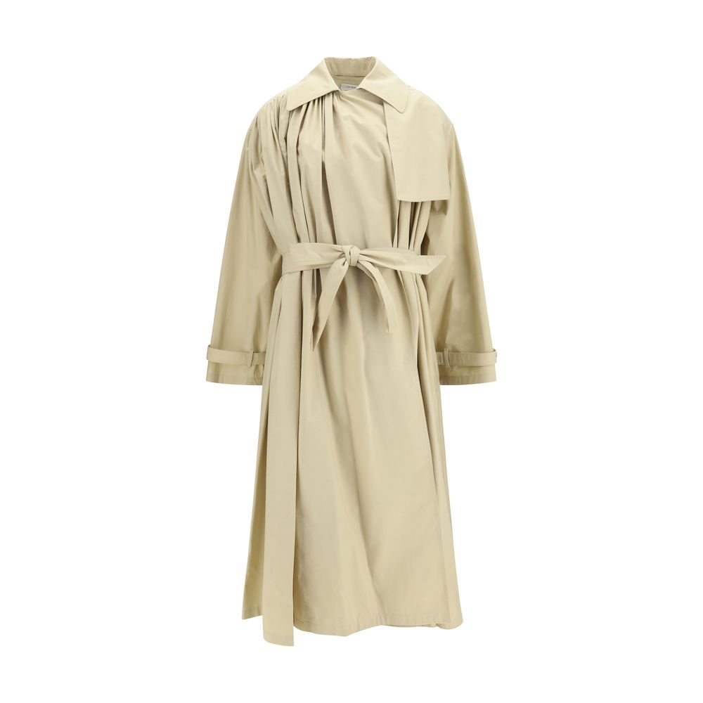 Calvin Klein Beige Cotton Women's Coat