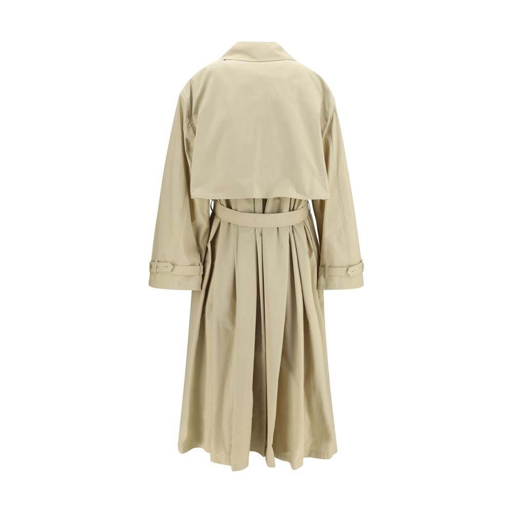 Calvin Klein Beige Cotton Women's Coat