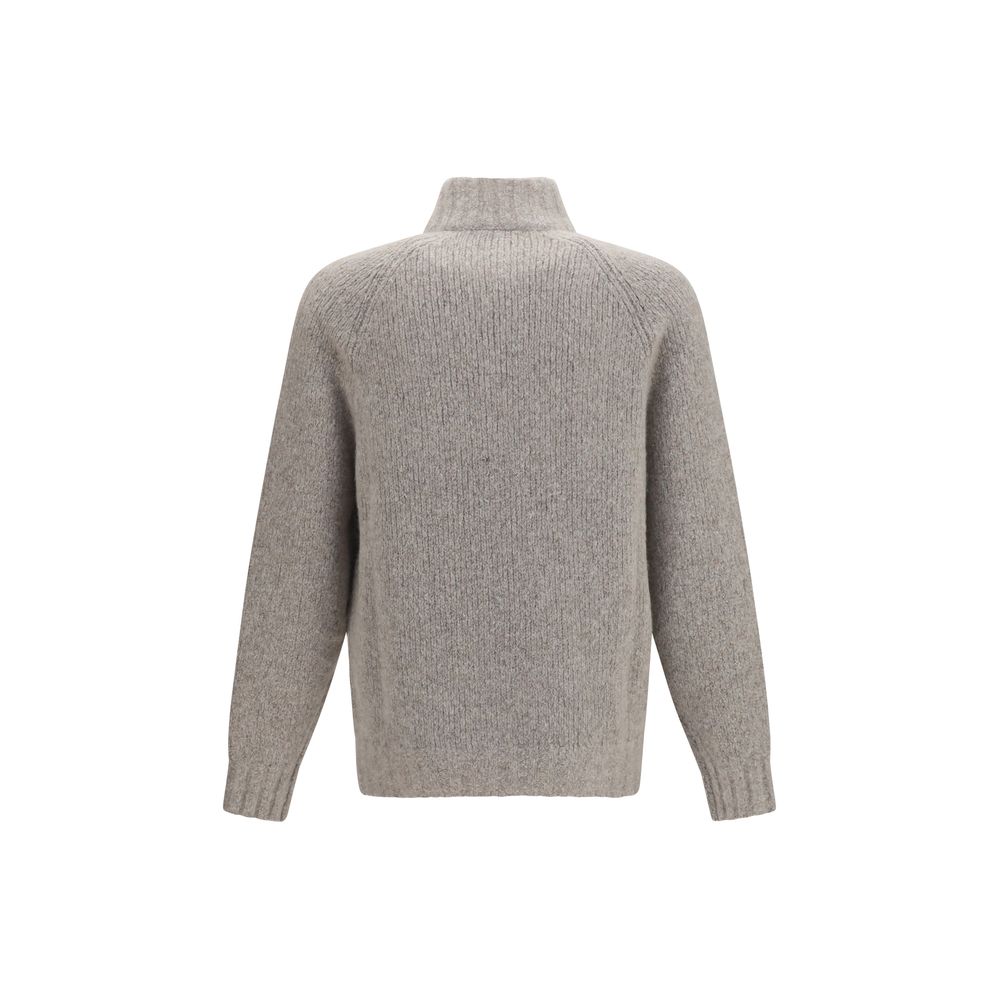 Brunello Cucinelli Gray Cashmere Men's Cardigan