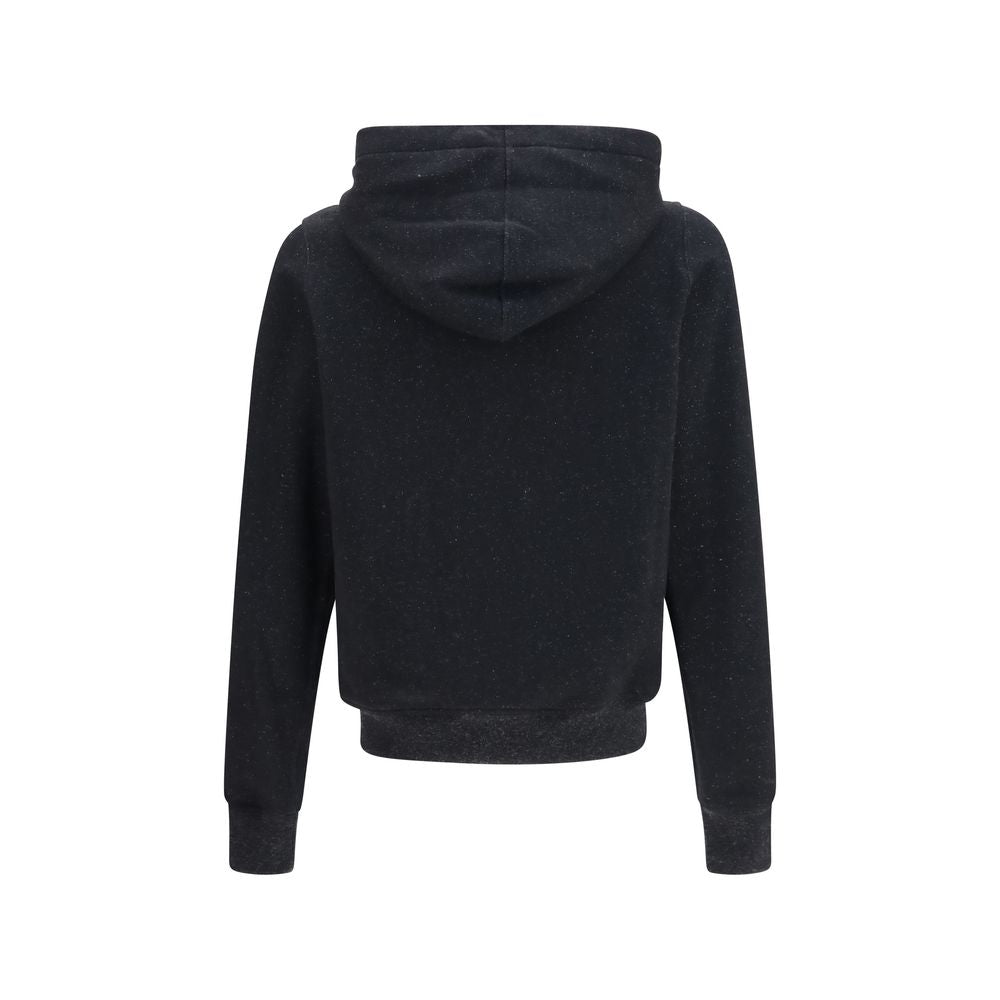 Rick Owens Black Cotton Men's Sweatshirt